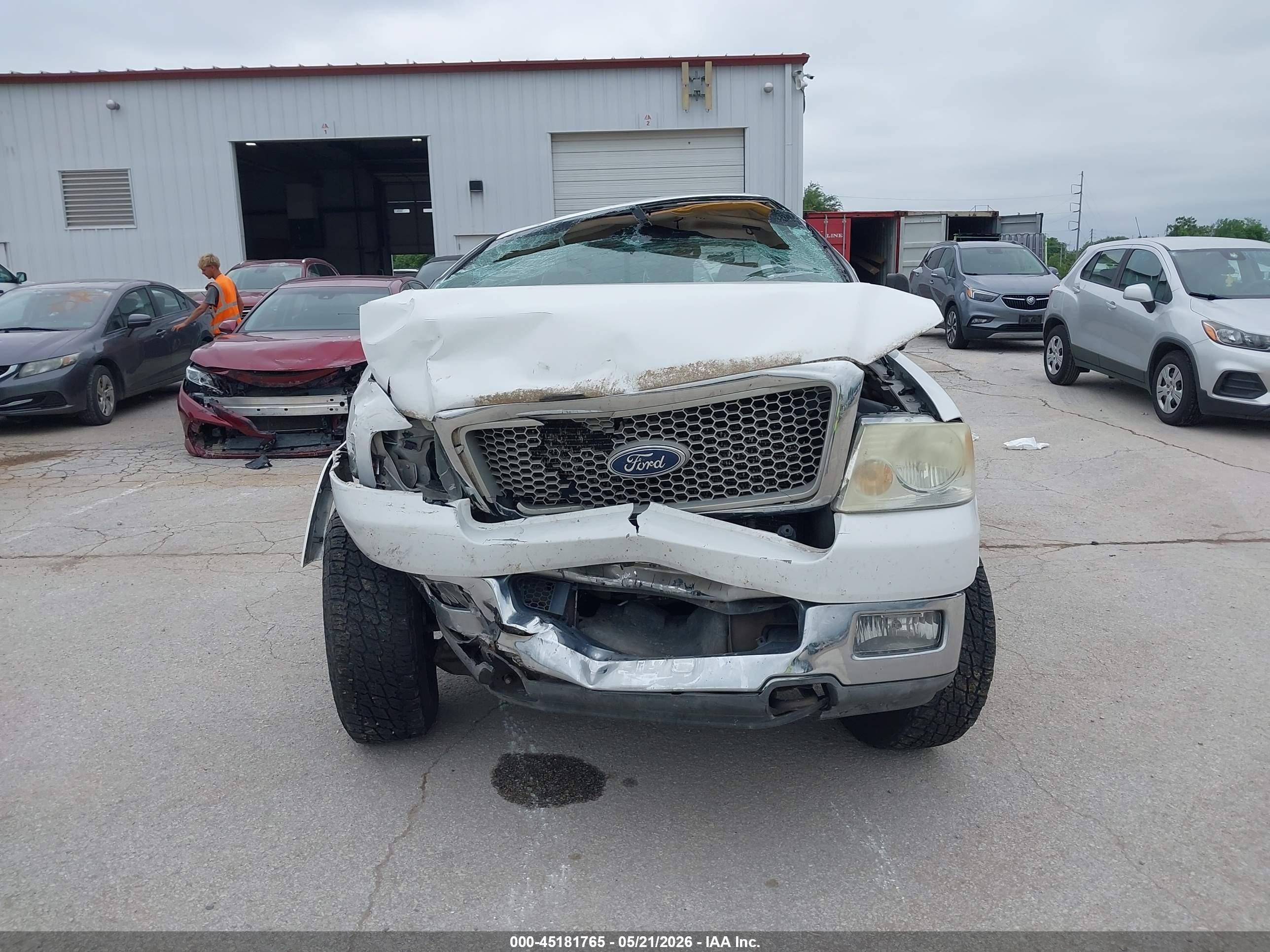 2004 Ford F-150 Fx4/lariat/xlt White vin: 1FTPW145X4KD04584