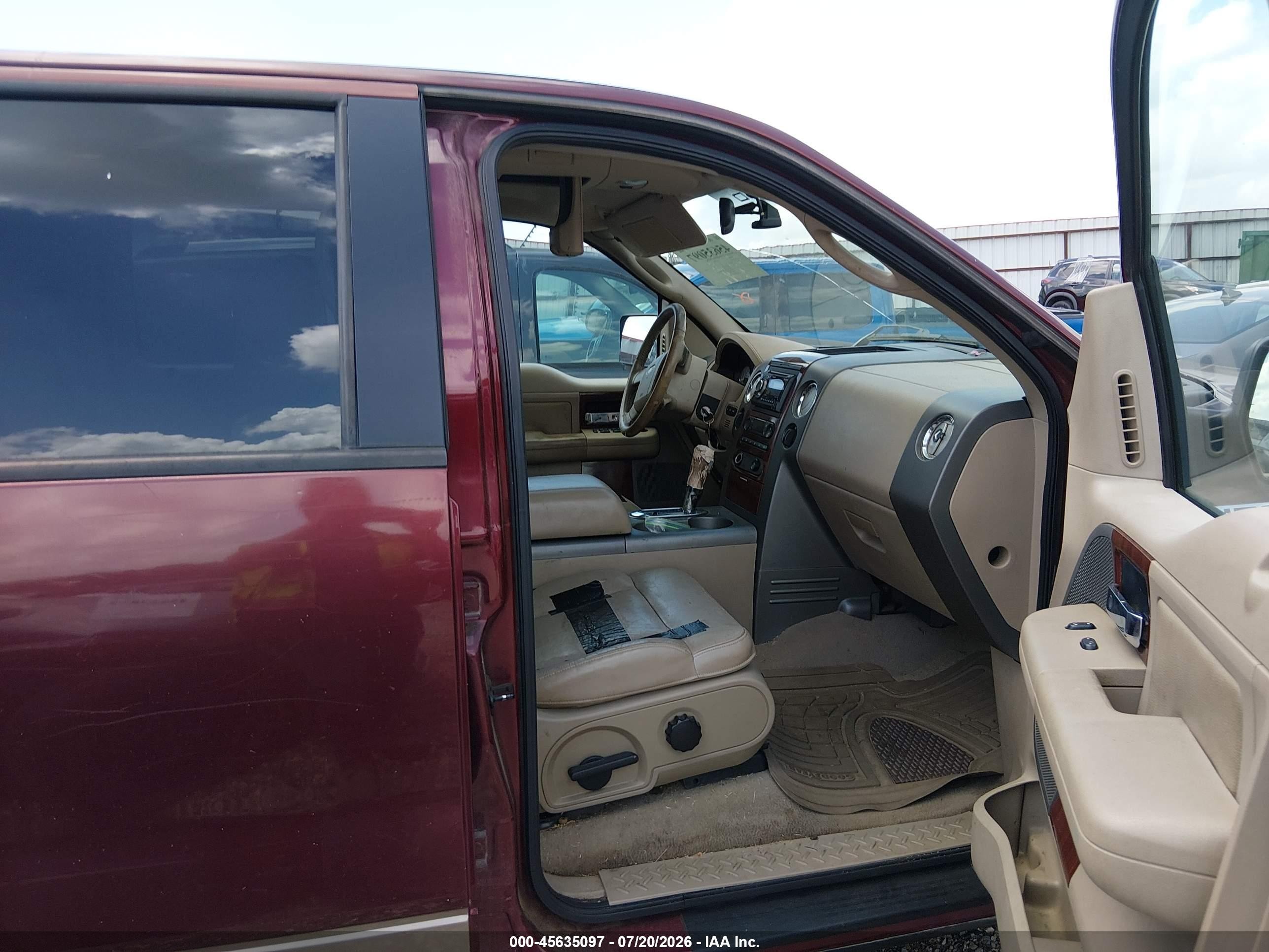 2005 Ford F-150 Fx4/lariat/xlt Maroon vin: 1FTPW145X5FA65841