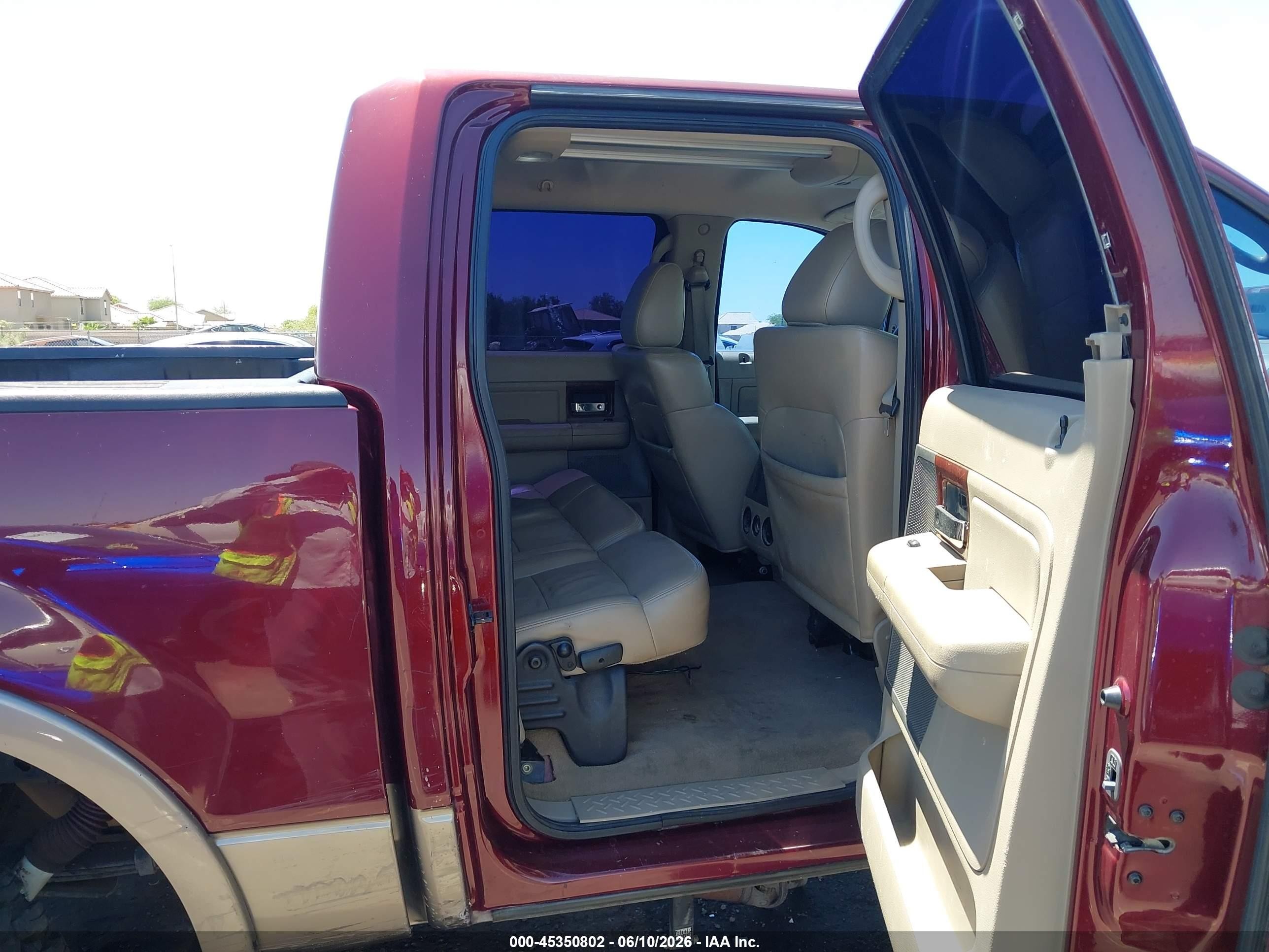 2005 Ford F-150 Fx4/lariat/xlt Maroon vin: 1FTPW145X5FA85037