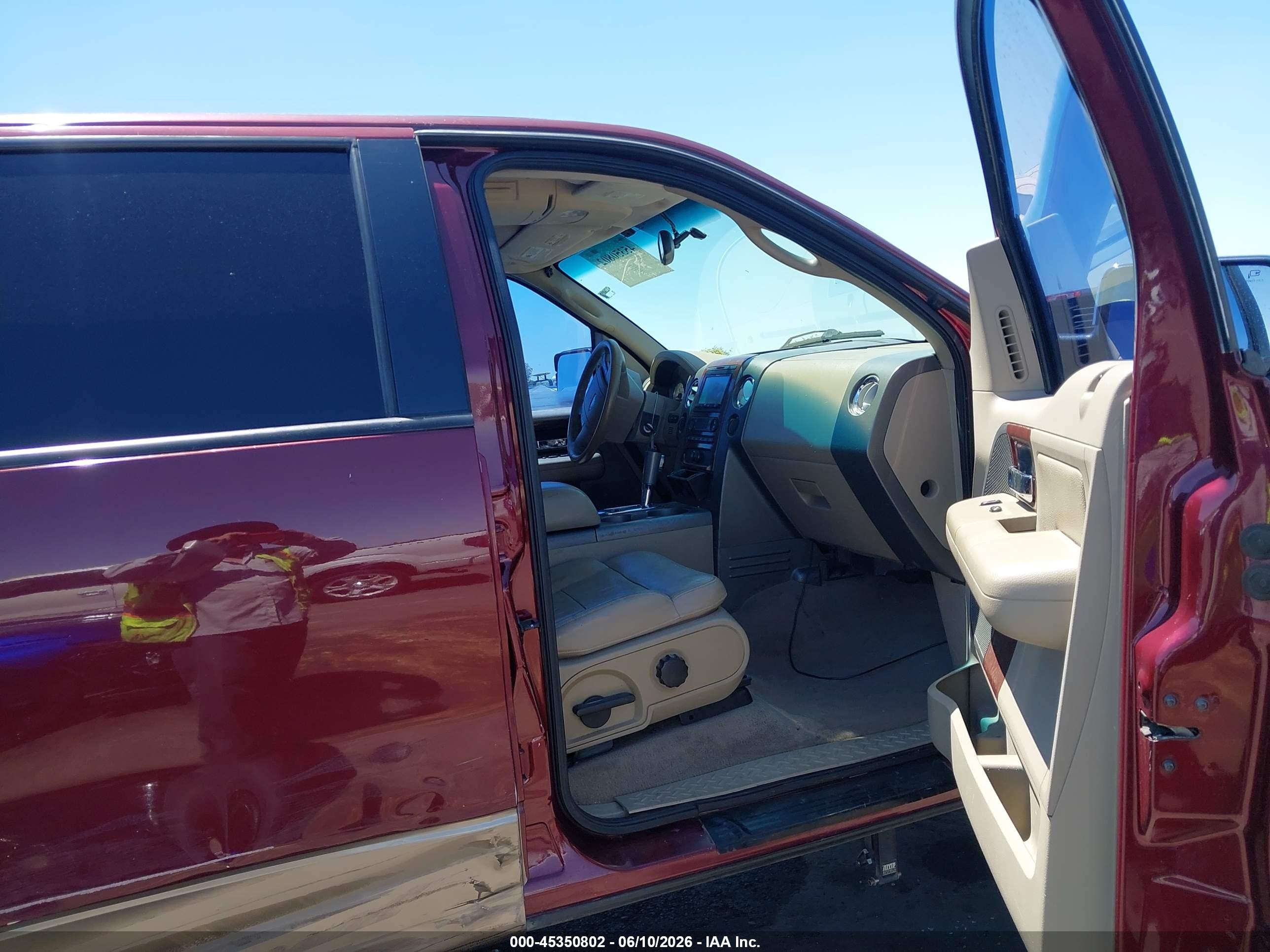 2005 Ford F-150 Fx4/lariat/xlt Maroon vin: 1FTPW145X5FA85037