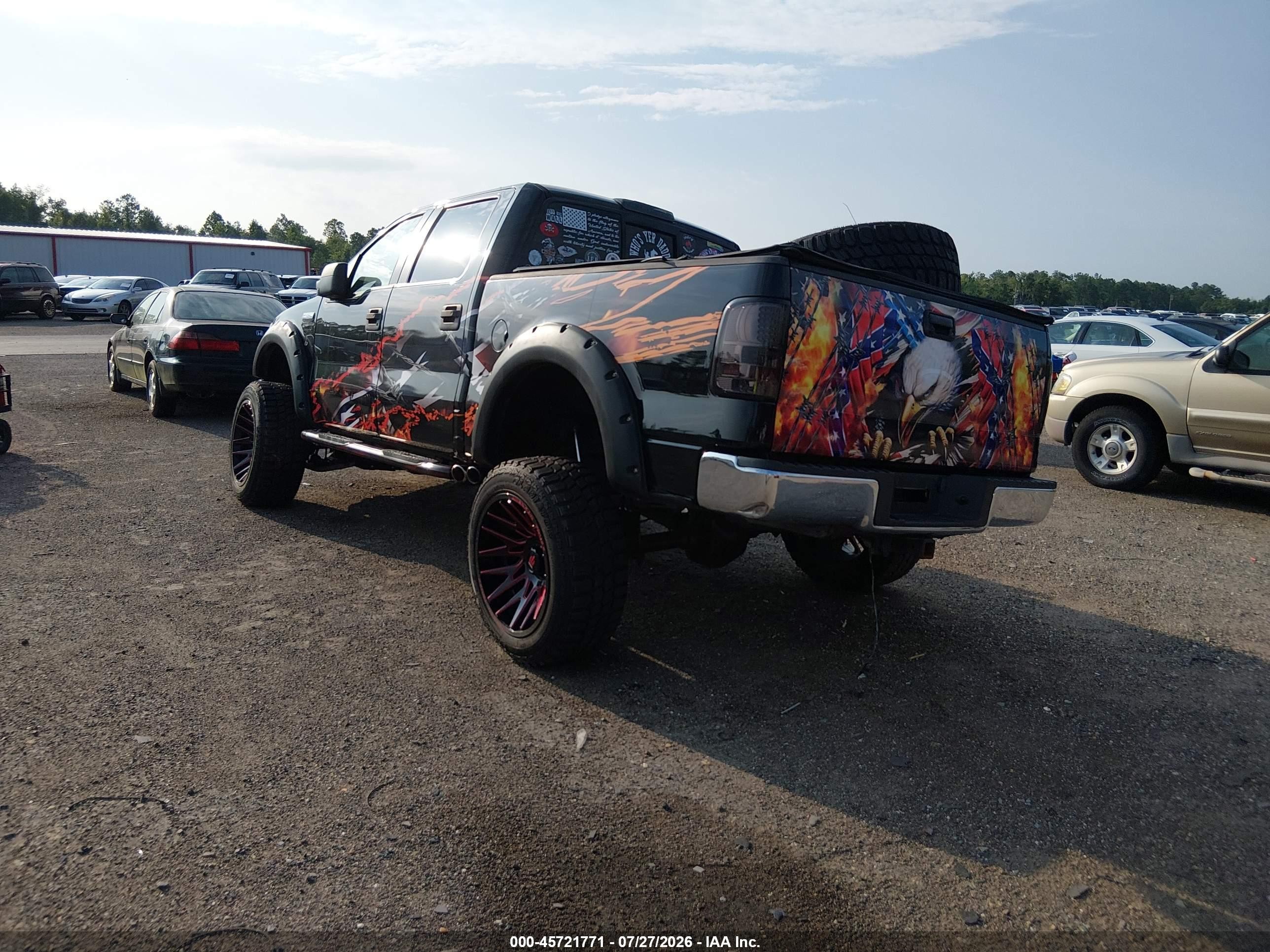 2005 Ford F-150 Fx4/lariat/xlt Black vin: 1FTPW145X5FA86558