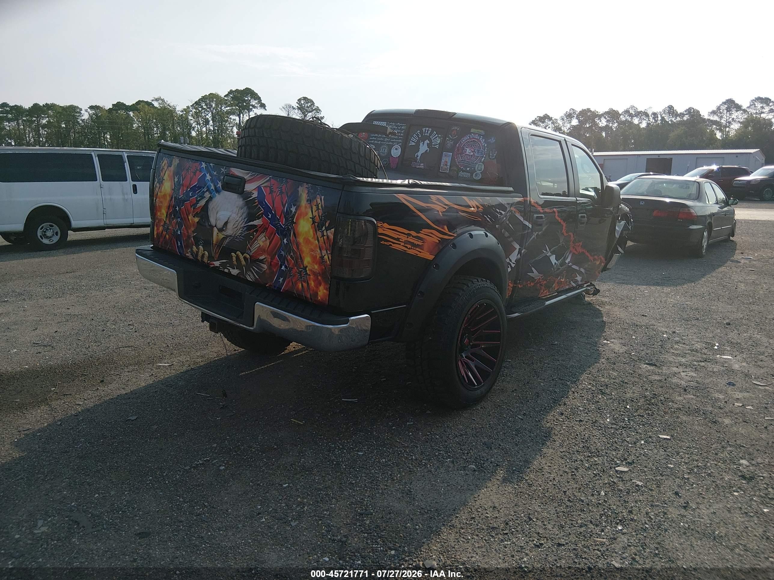 2005 Ford F-150 Fx4/lariat/xlt Black vin: 1FTPW145X5FA86558