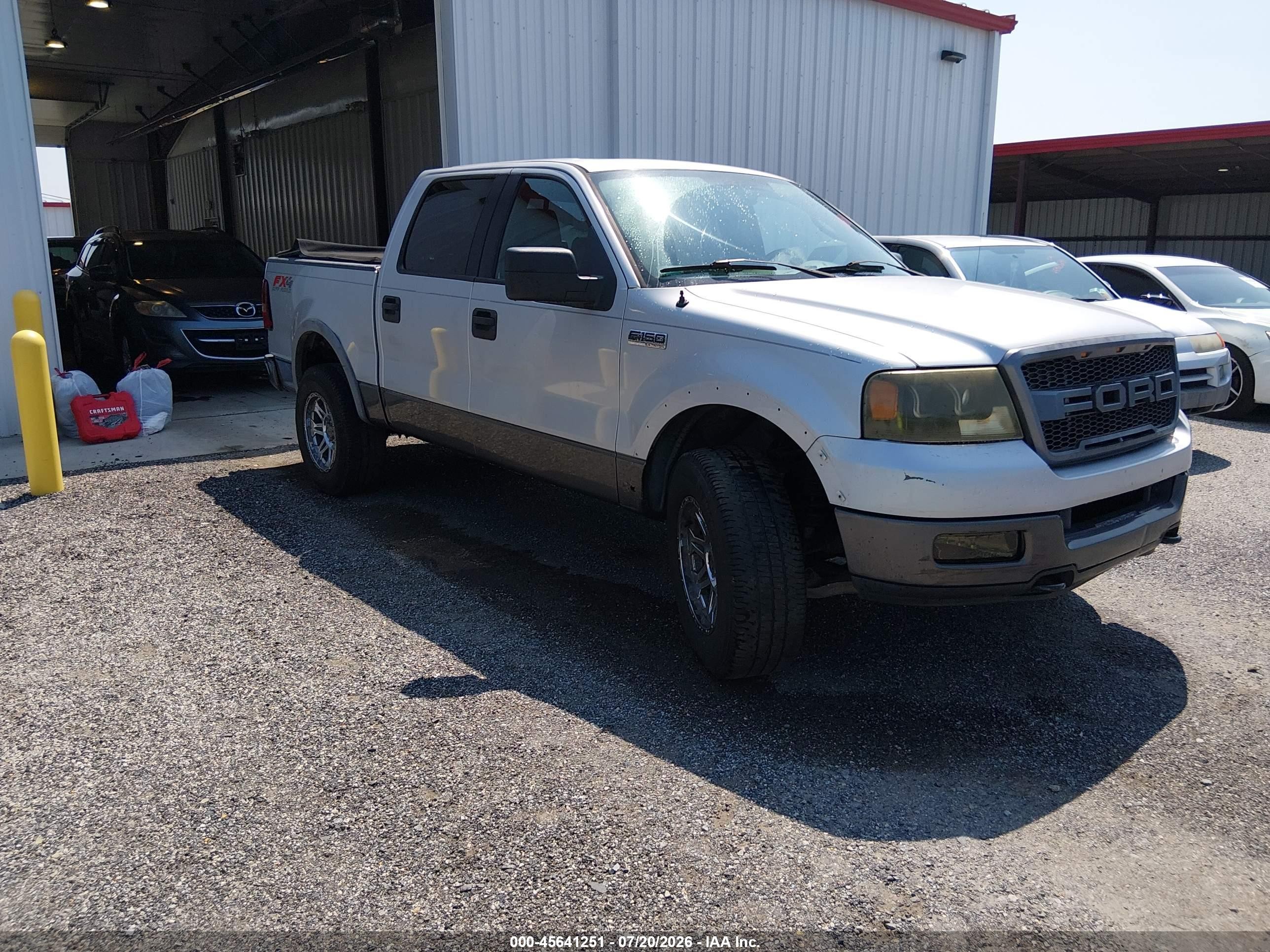 2005 Ford F-150 Fx4/lariat/xlt Silver vin: 1FTPW145X5FB07702