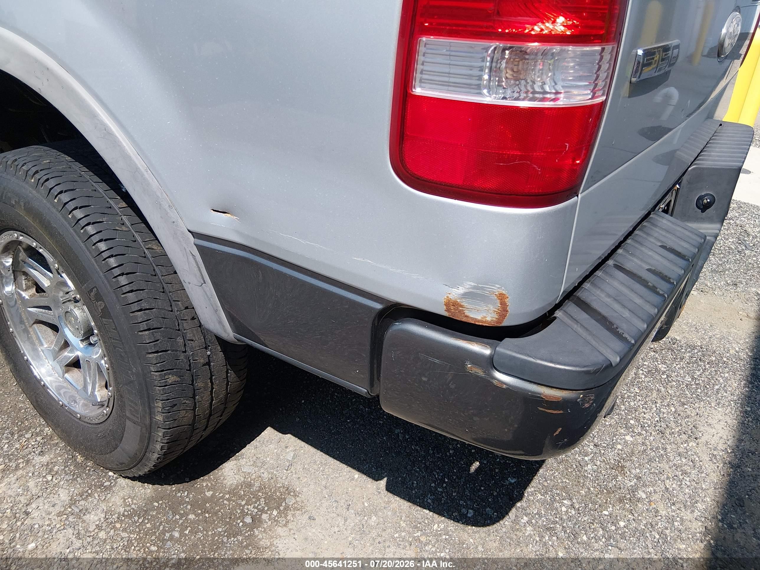 2005 Ford F-150 Fx4/lariat/xlt Silver vin: 1FTPW145X5FB07702