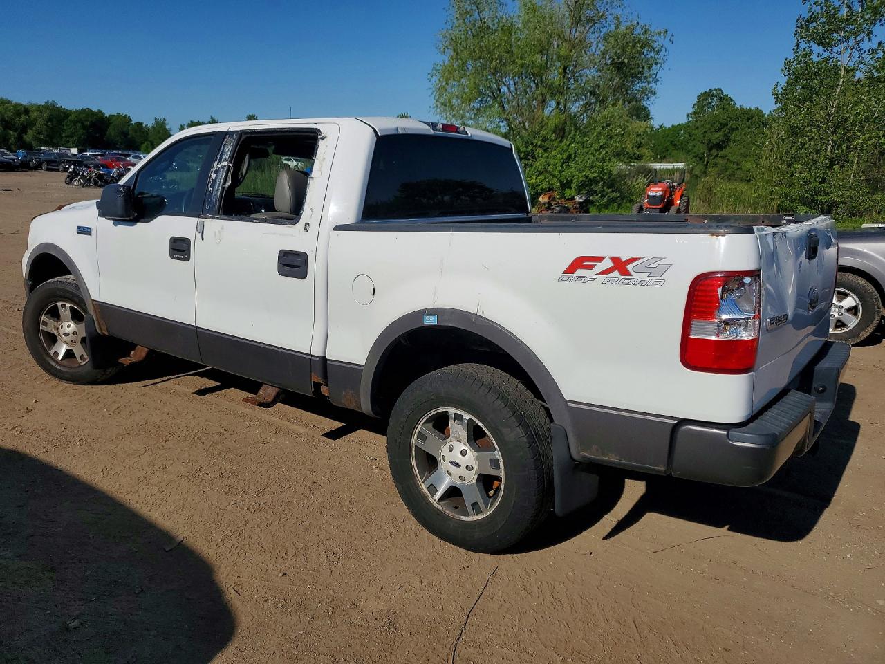 2005 Ford F150 Supercrew White vin: 1FTPW145X5KC16796