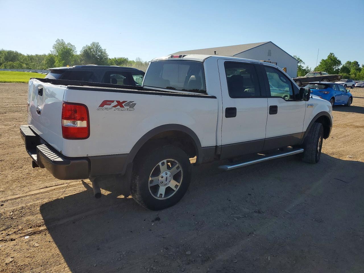 2005 Ford F150 Supercrew White vin: 1FTPW145X5KC16796