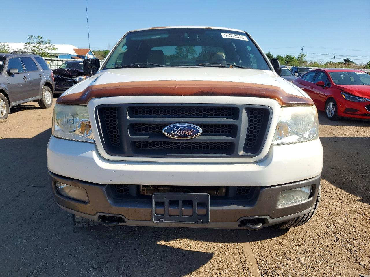 2005 Ford F150 Supercrew White vin: 1FTPW145X5KC16796