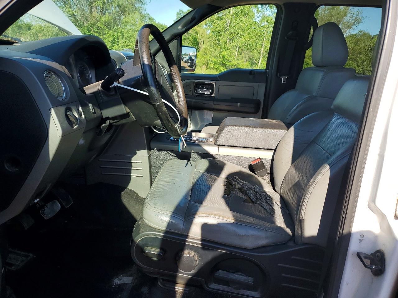 2005 Ford F150 Supercrew White vin: 1FTPW145X5KC16796