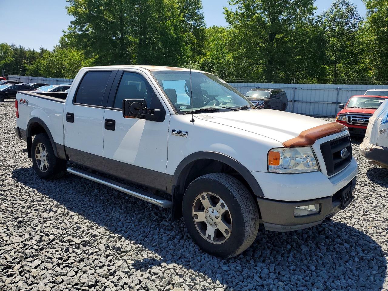 2005 Ford F150 Supercrew White vin: 1FTPW145X5KC16796