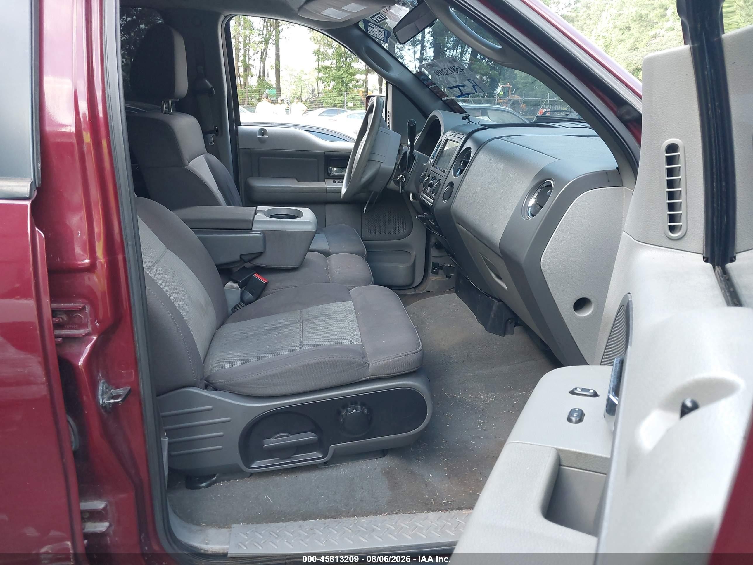 2005 Ford F-150 Fx4/lariat/xlt Burgundy vin: 1FTPW145X5KE36830
