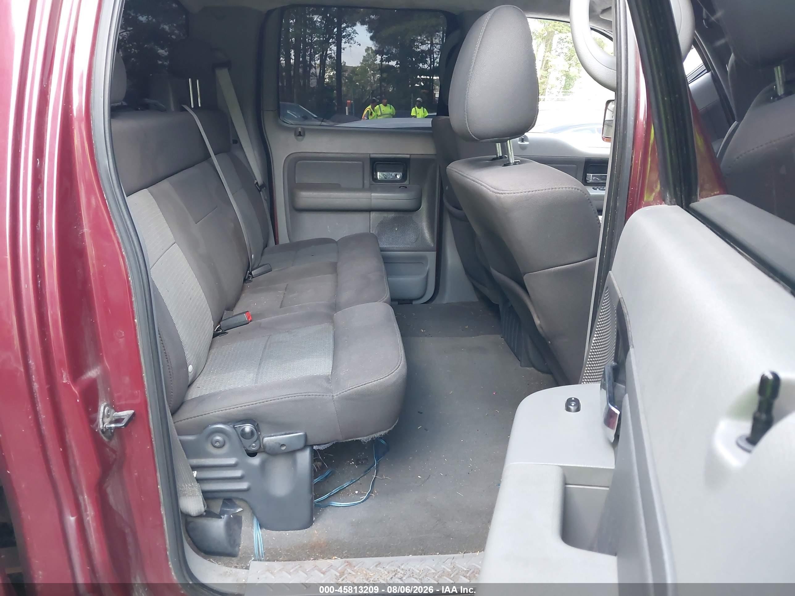2005 Ford F-150 Fx4/lariat/xlt Burgundy vin: 1FTPW145X5KE36830