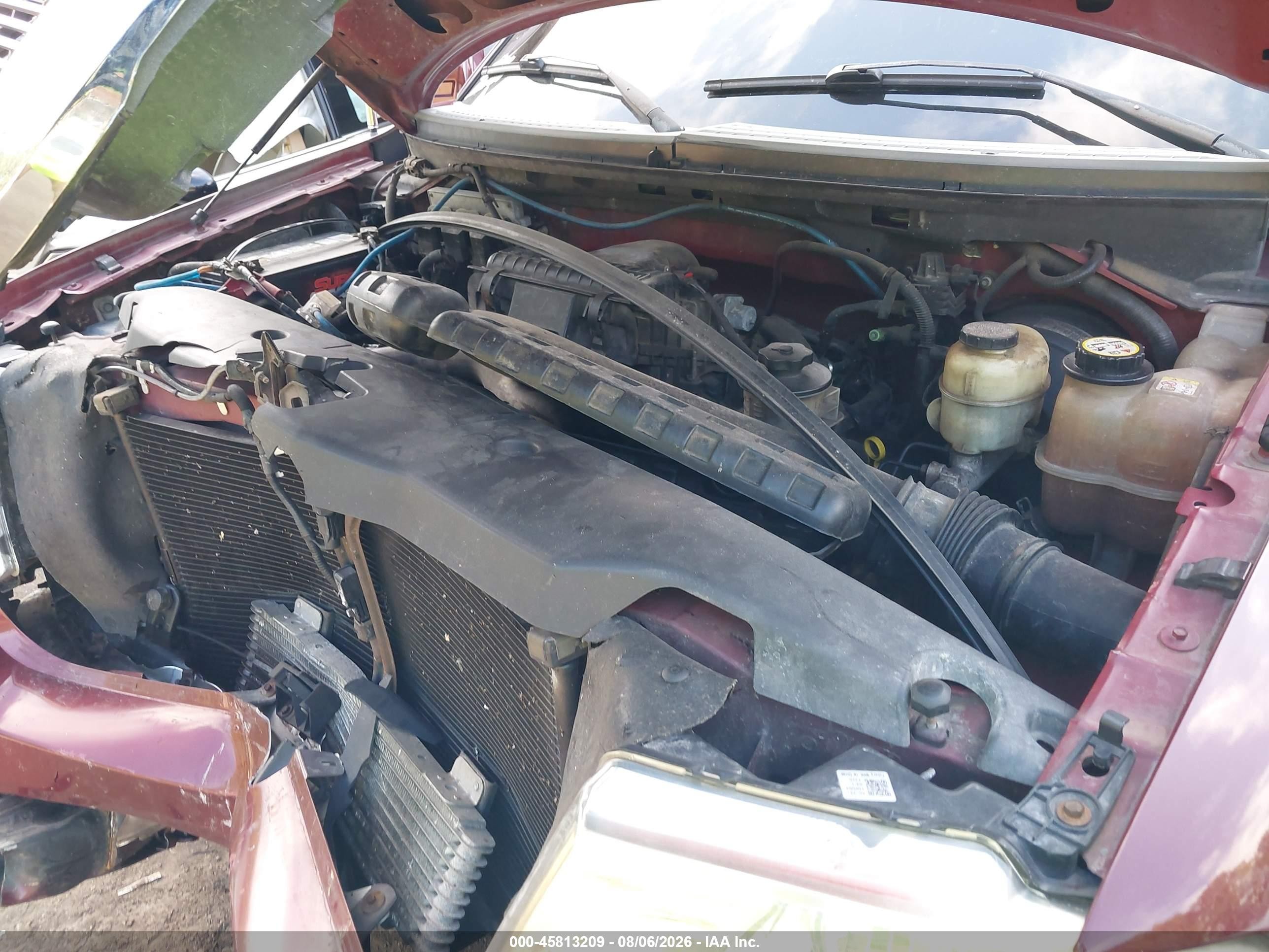 2005 Ford F-150 Fx4/lariat/xlt Burgundy vin: 1FTPW145X5KE36830