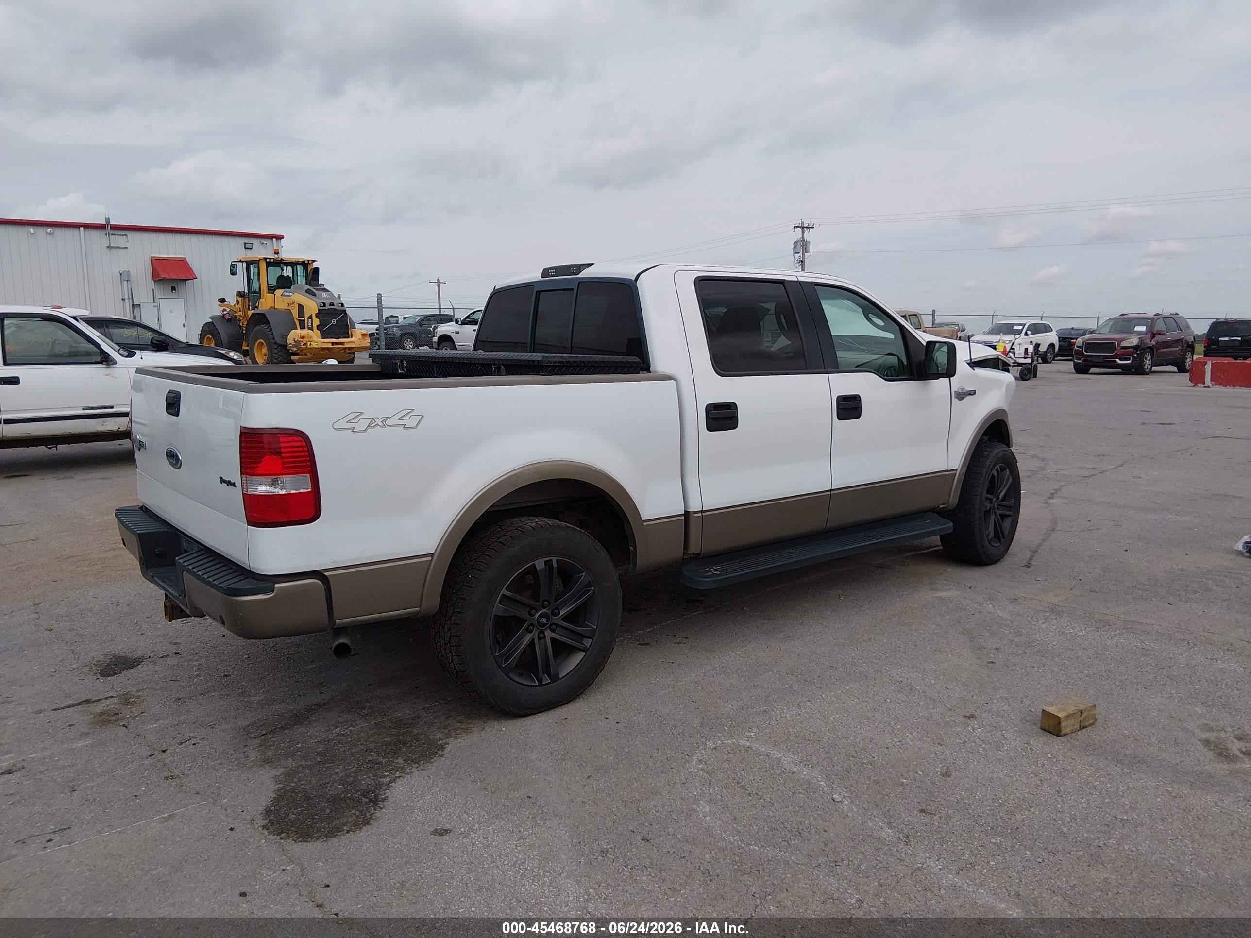 2005 Ford F-150 Fx4/lariat/xlt White vin: 1FTPW145X5KE37542