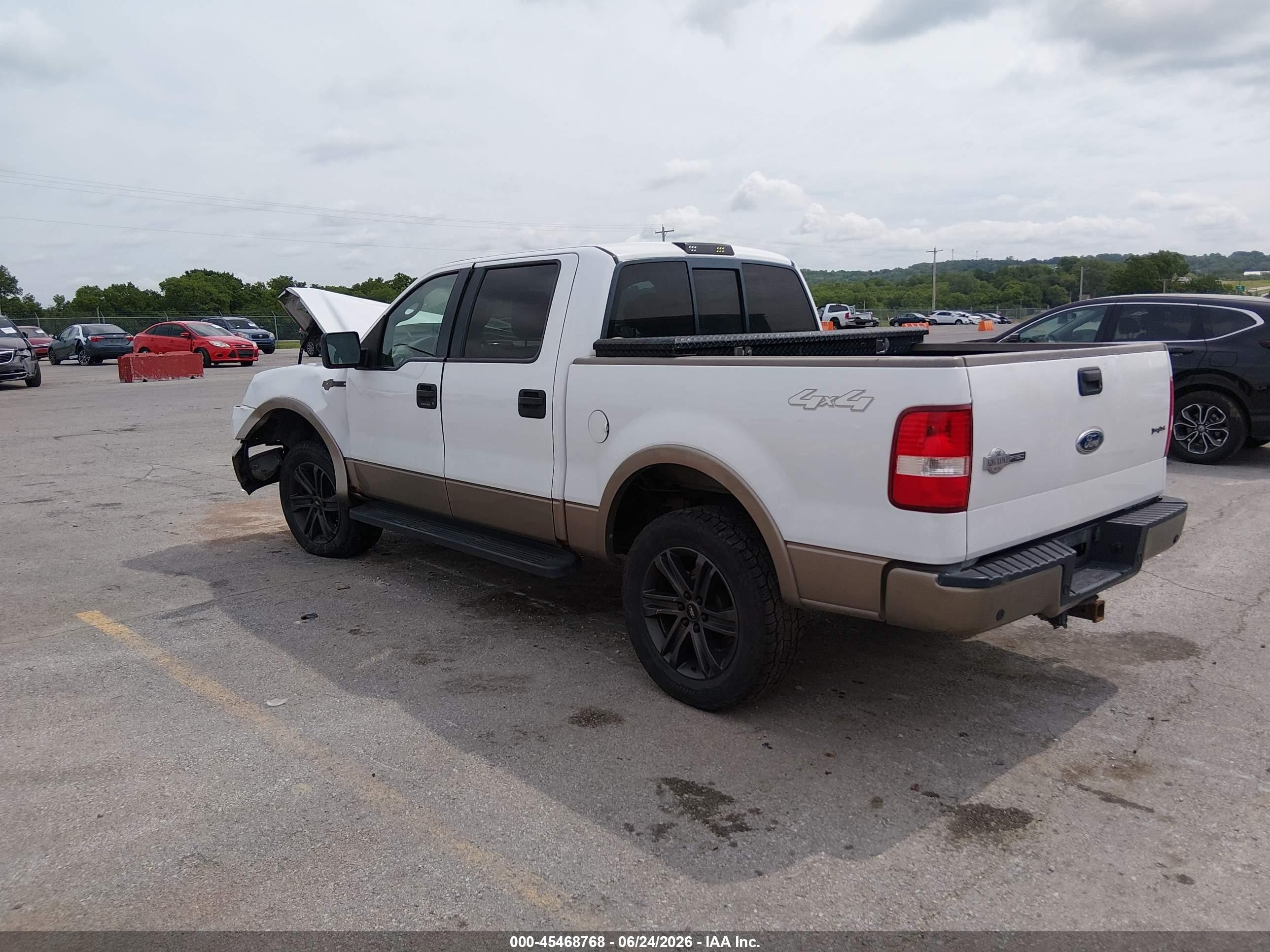 2005 Ford F-150 Fx4/lariat/xlt White vin: 1FTPW145X5KE37542