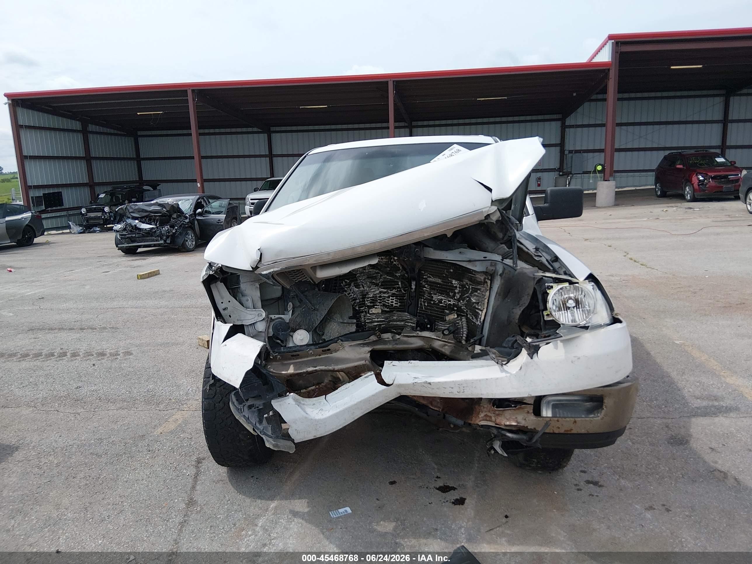 2005 Ford F-150 Fx4/lariat/xlt White vin: 1FTPW145X5KE37542