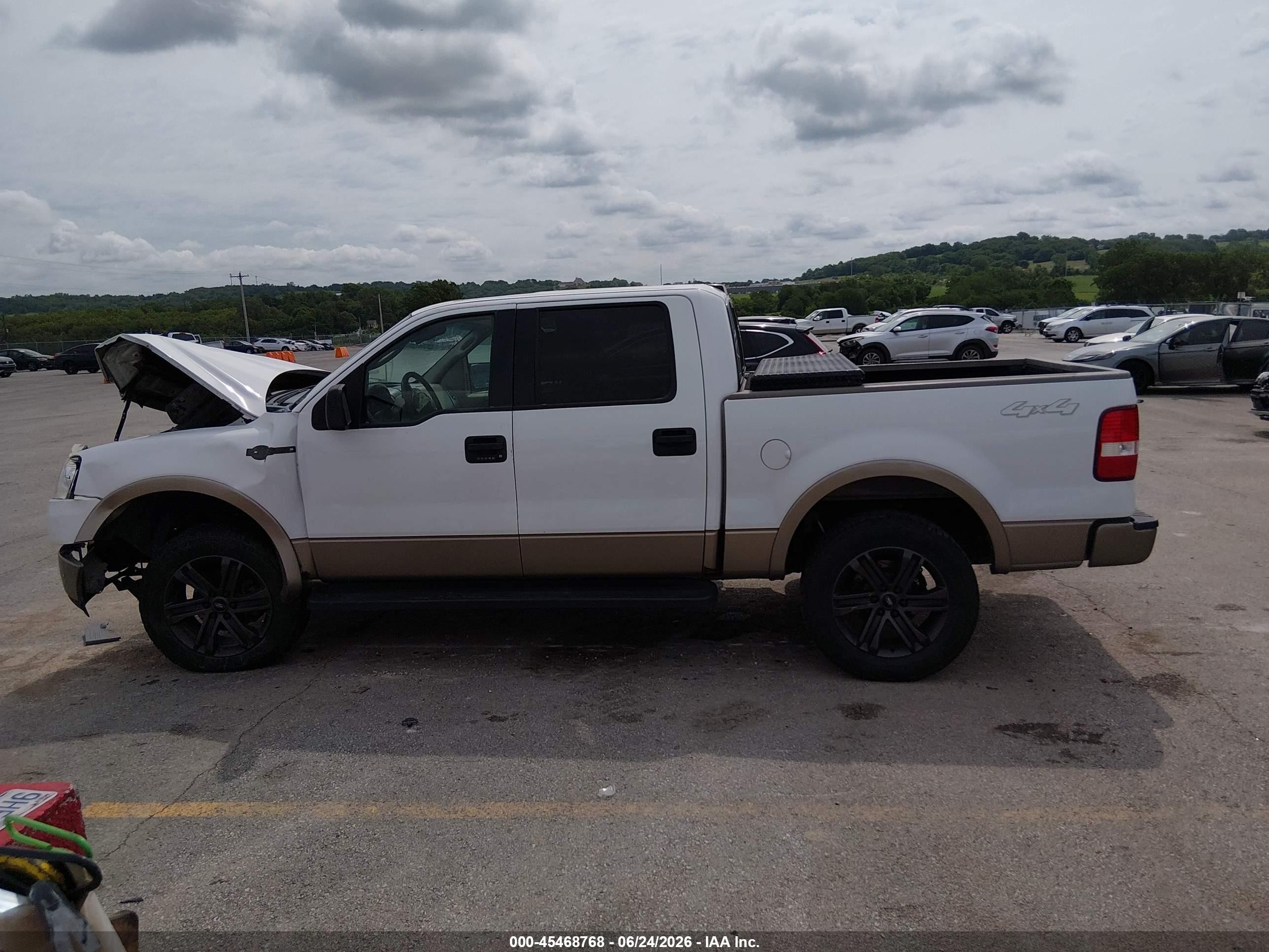 2005 Ford F-150 Fx4/lariat/xlt White vin: 1FTPW145X5KE37542