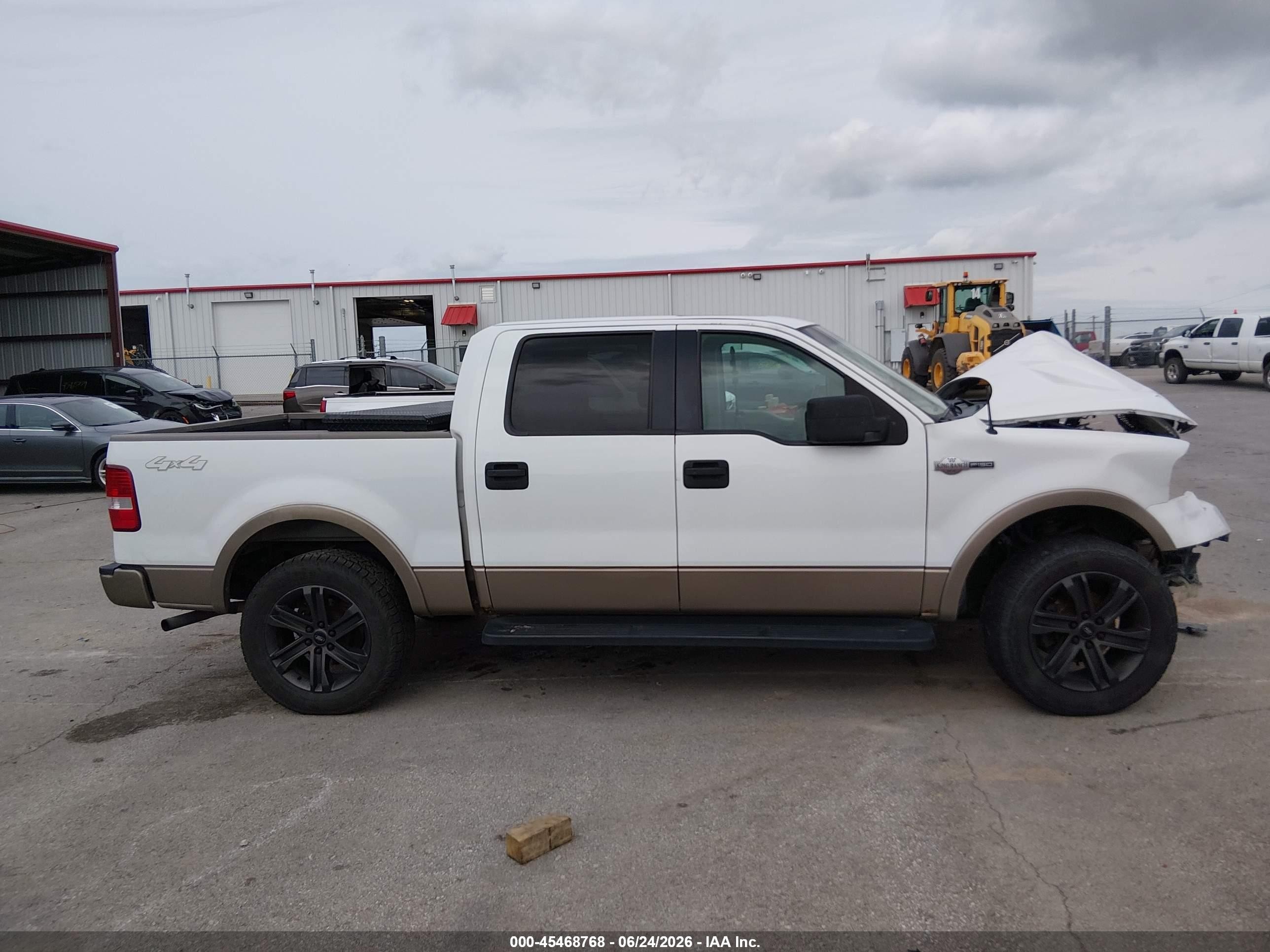 2005 Ford F-150 Fx4/lariat/xlt White vin: 1FTPW145X5KE37542