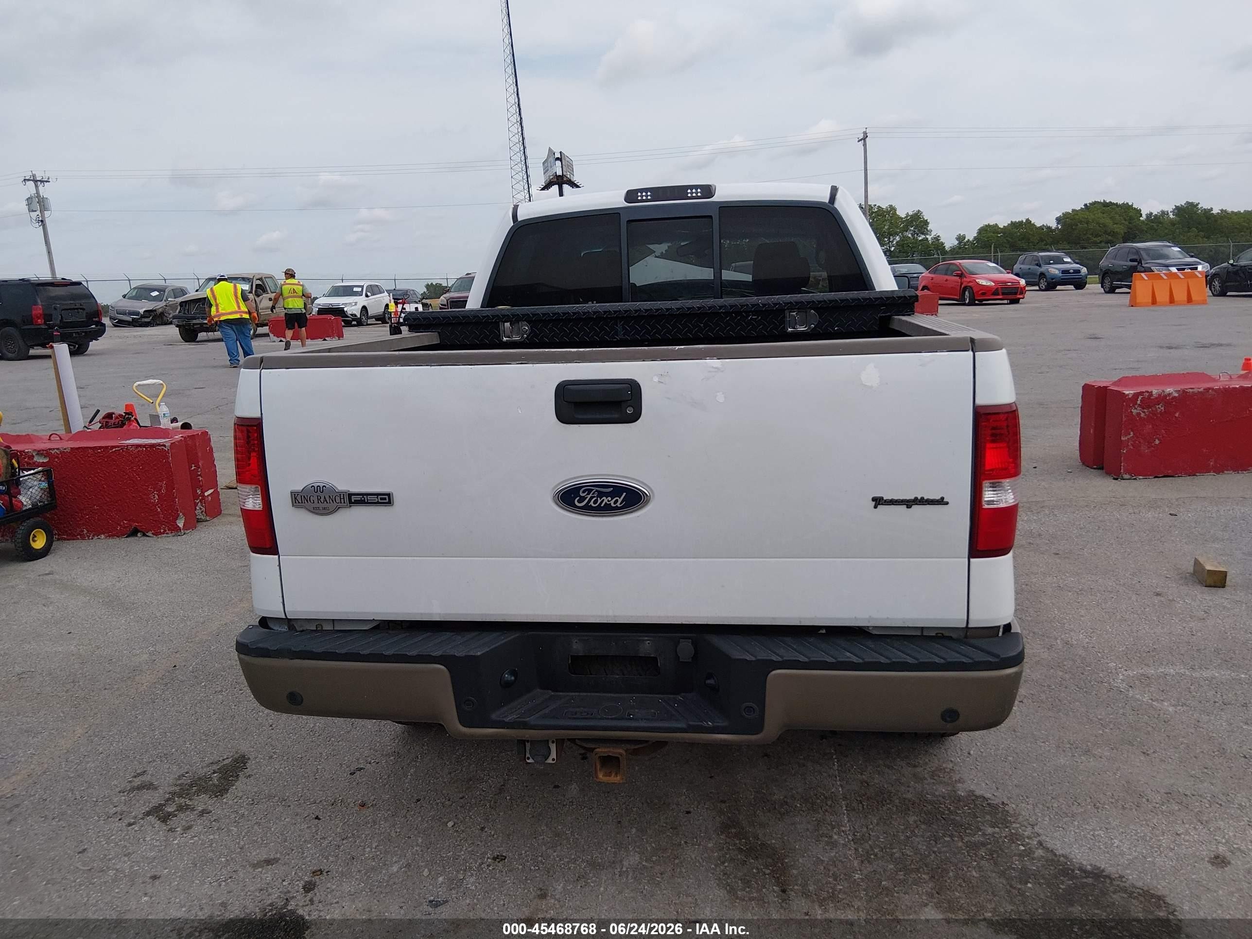 2005 Ford F-150 Fx4/lariat/xlt White vin: 1FTPW145X5KE37542