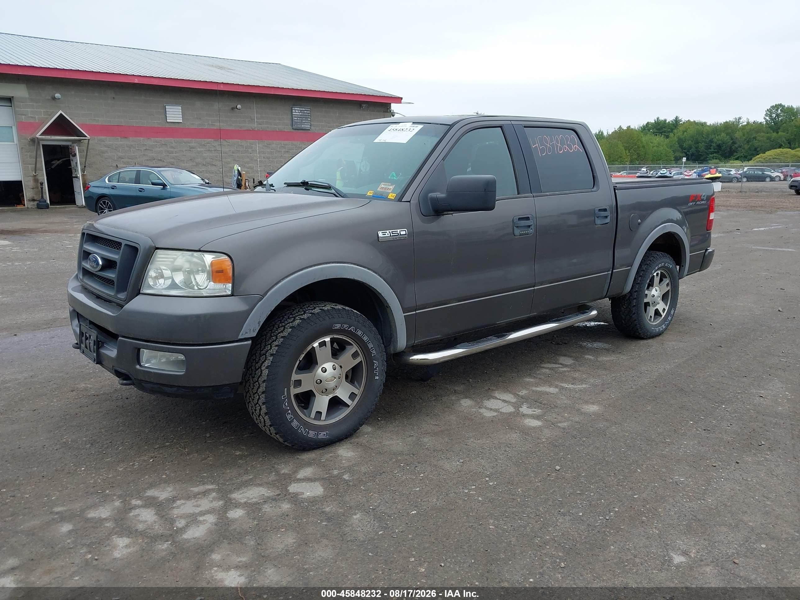 2005 Ford F-150 Fx4/lariat/xlt Gray vin: 1FTPW145X5KE94274