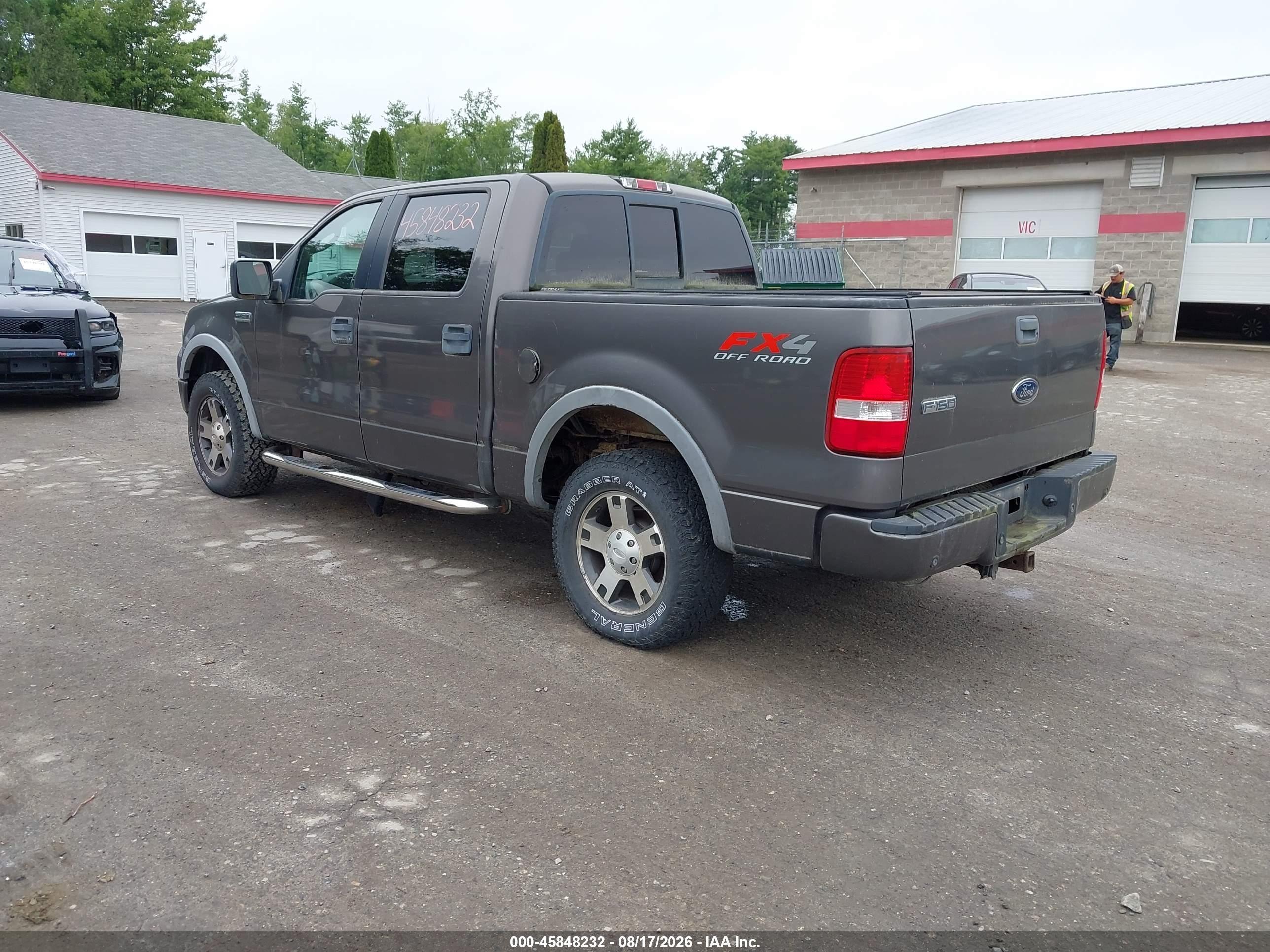 2005 Ford F-150 Fx4/lariat/xlt Gray vin: 1FTPW145X5KE94274