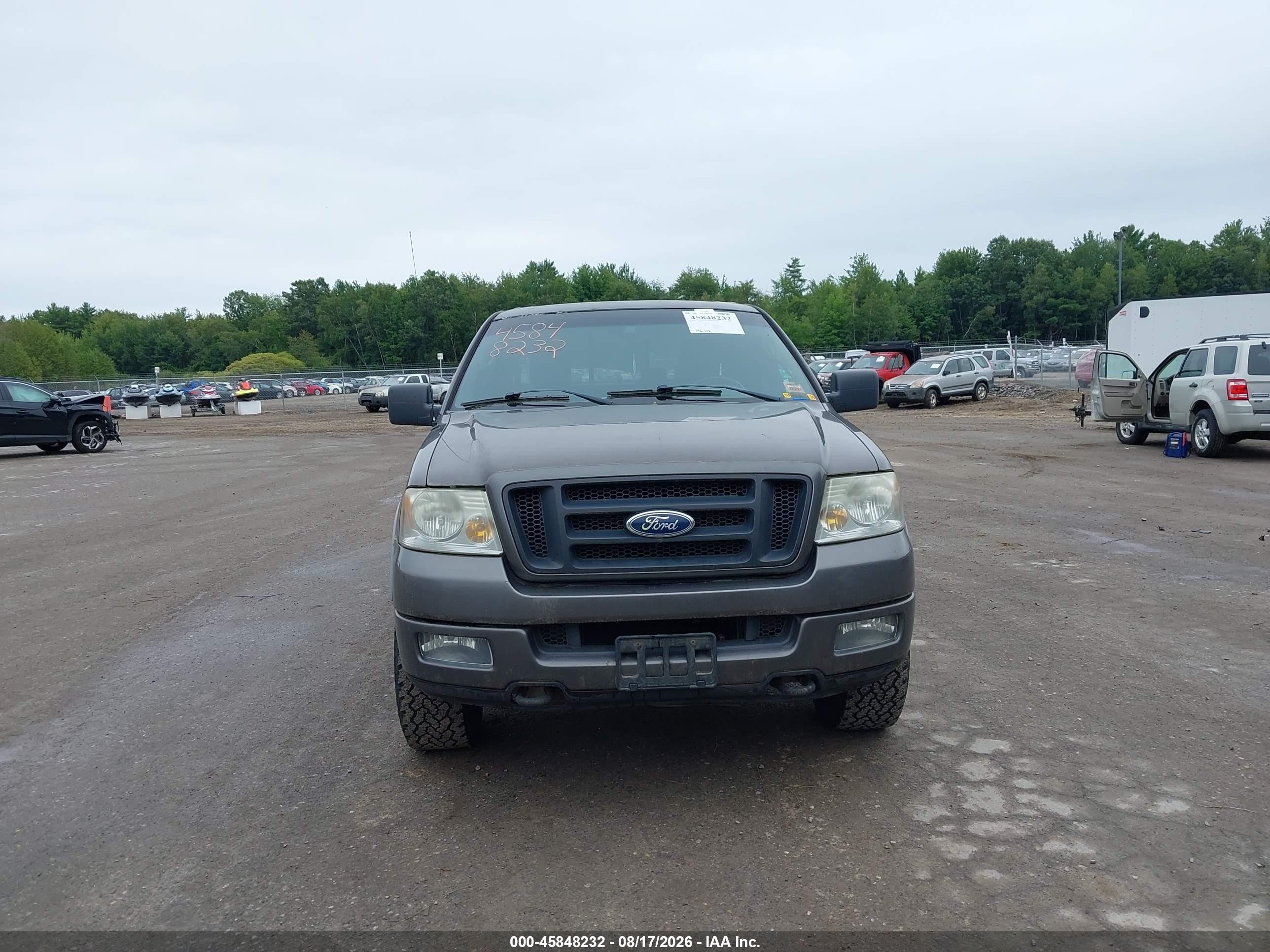 2005 Ford F-150 Fx4/lariat/xlt Gray vin: 1FTPW145X5KE94274