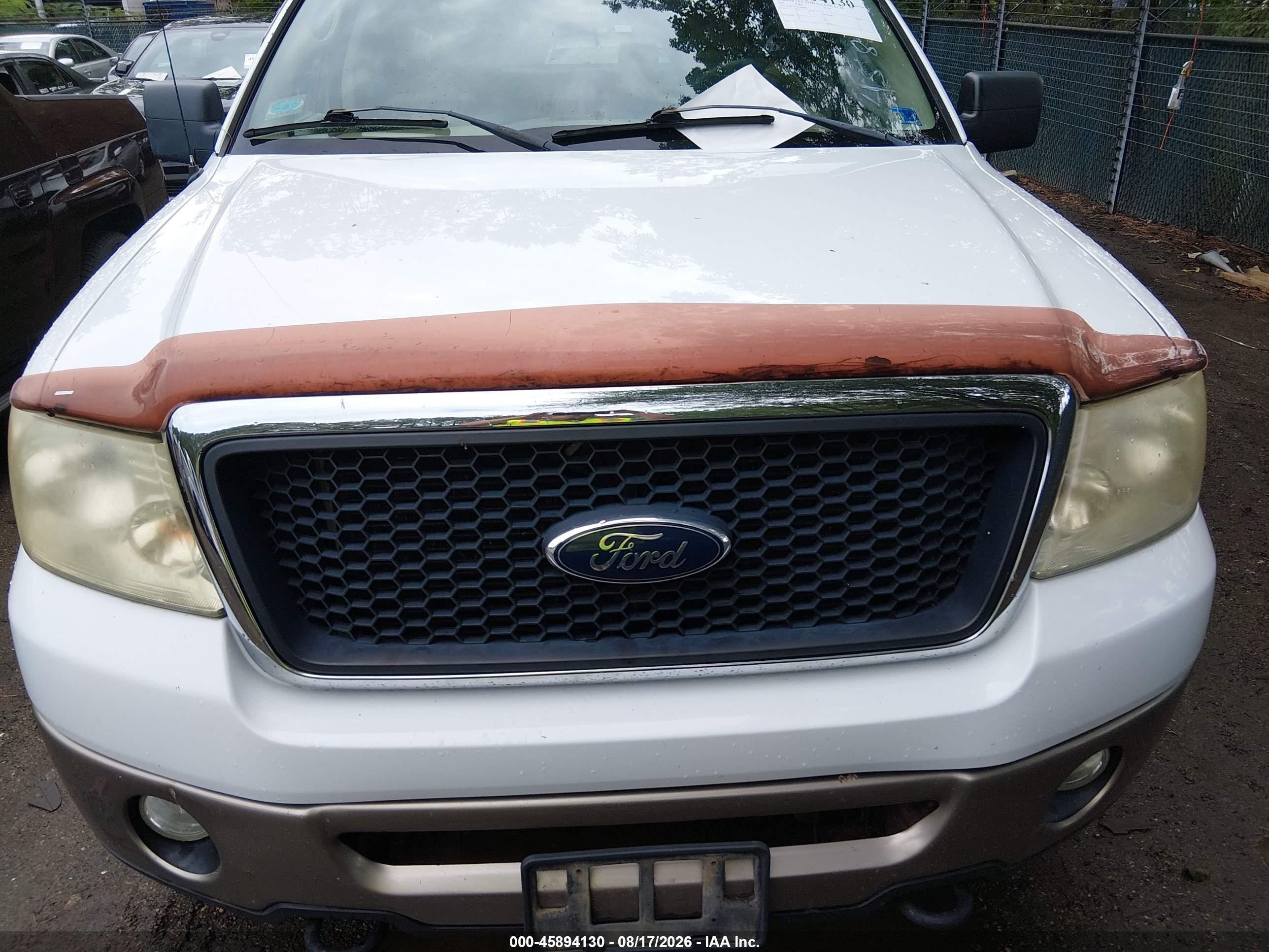 2006 Ford F-150 Fx4/lariat/xlt White vin: 1FTPW145X6FA86349