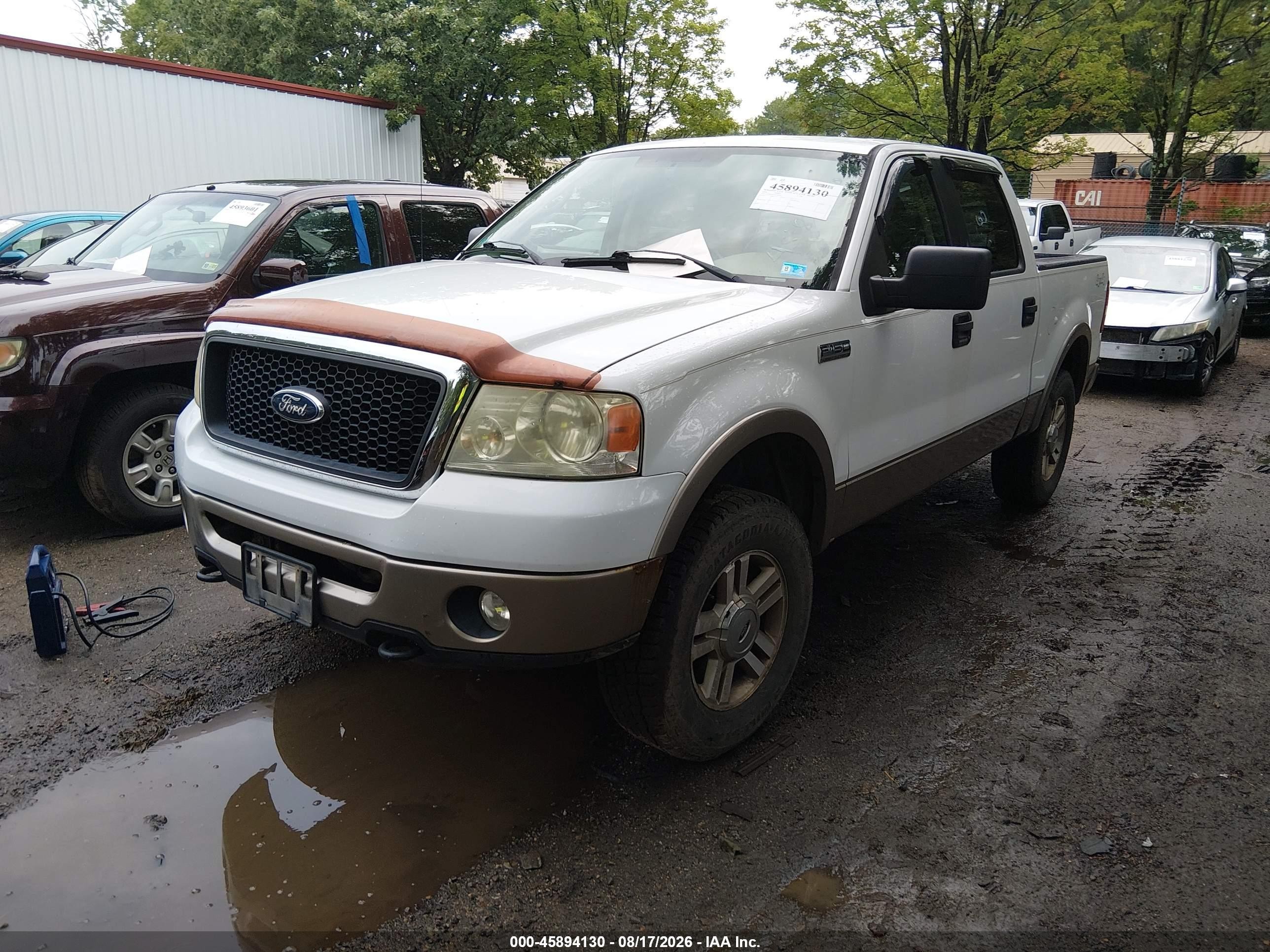 2006 Ford F-150 Fx4/lariat/xlt White vin: 1FTPW145X6FA86349