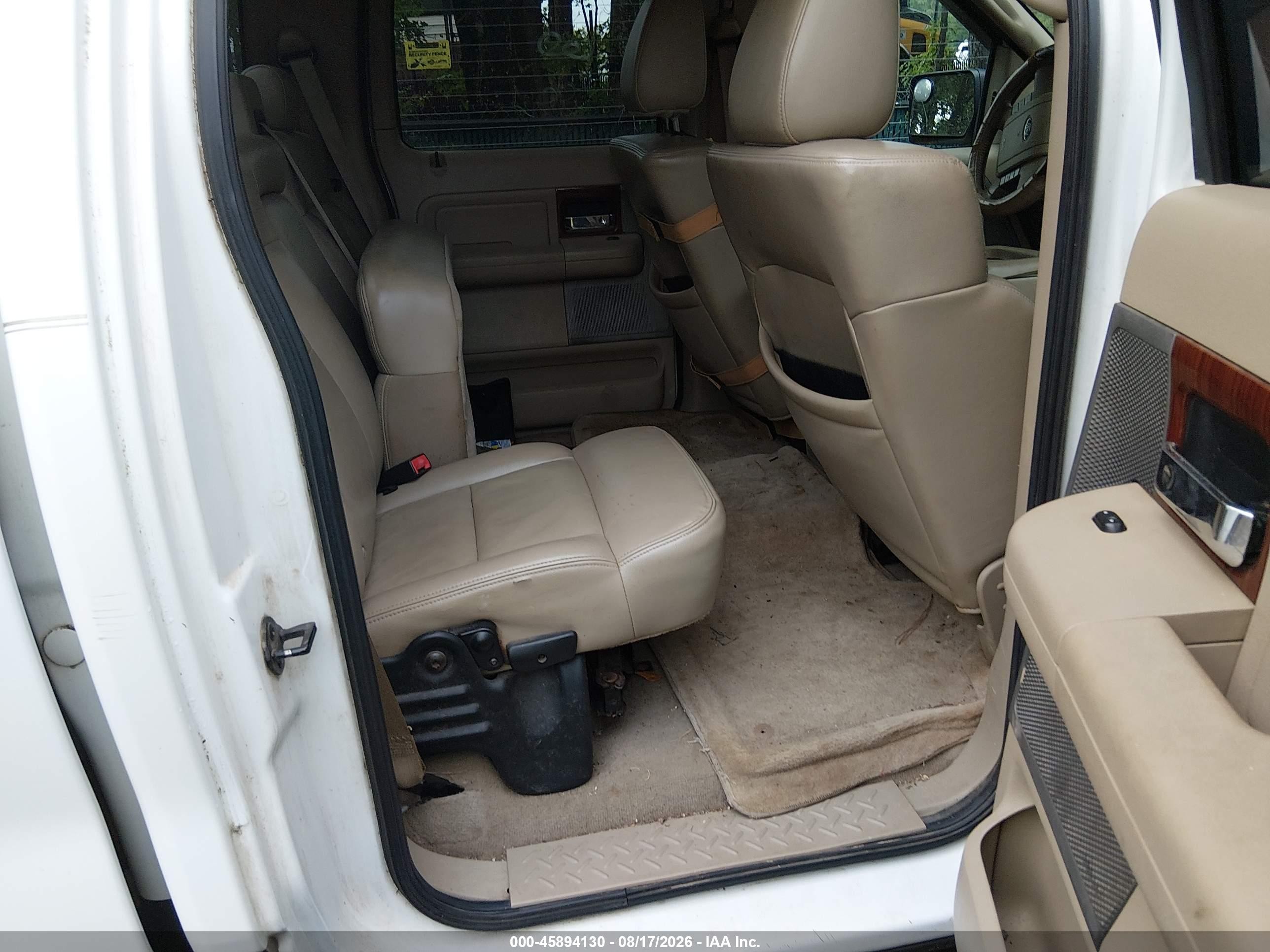2006 Ford F-150 Fx4/lariat/xlt White vin: 1FTPW145X6FA86349