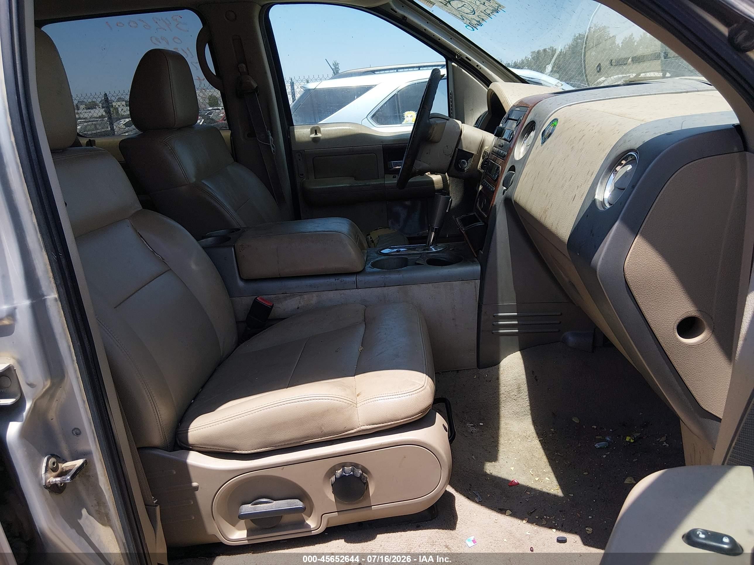 2006 Ford F-150 Fx4/lariat/xlt Champagne vin: 1FTPW145X6FA88280