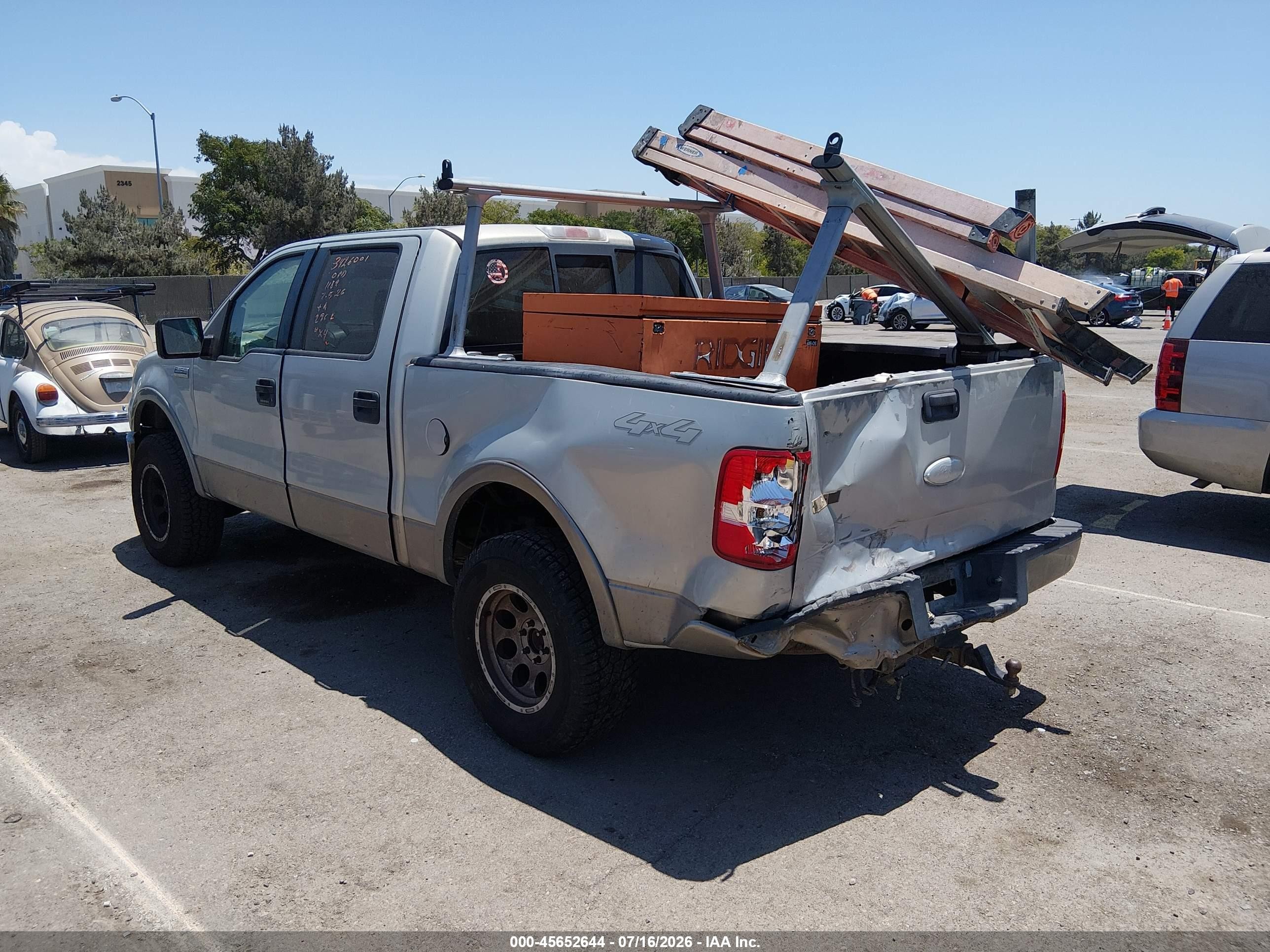 2006 Ford F-150 Fx4/lariat/xlt Champagne vin: 1FTPW145X6FA88280