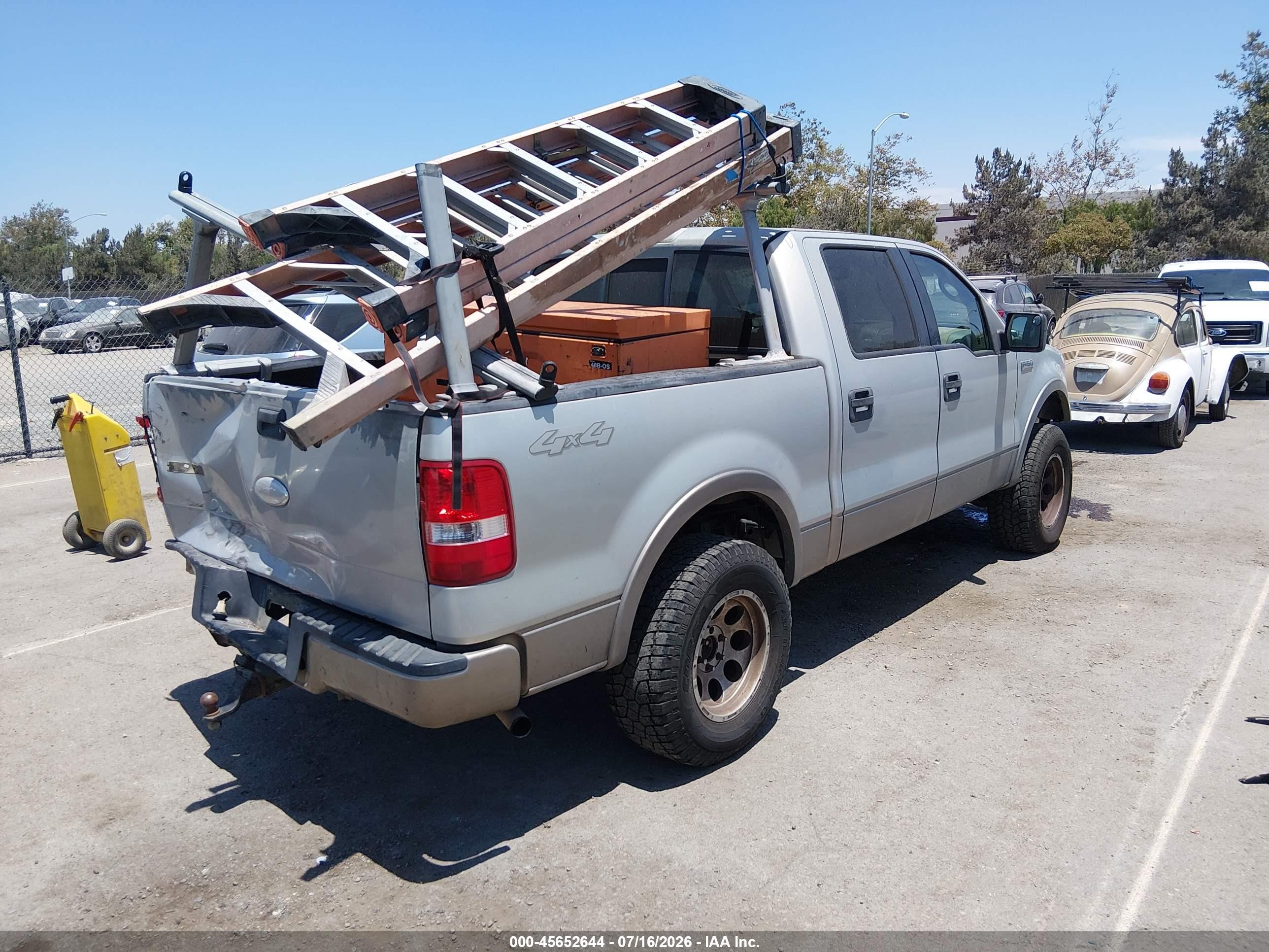 2006 Ford F-150 Fx4/lariat/xlt Champagne vin: 1FTPW145X6FA88280