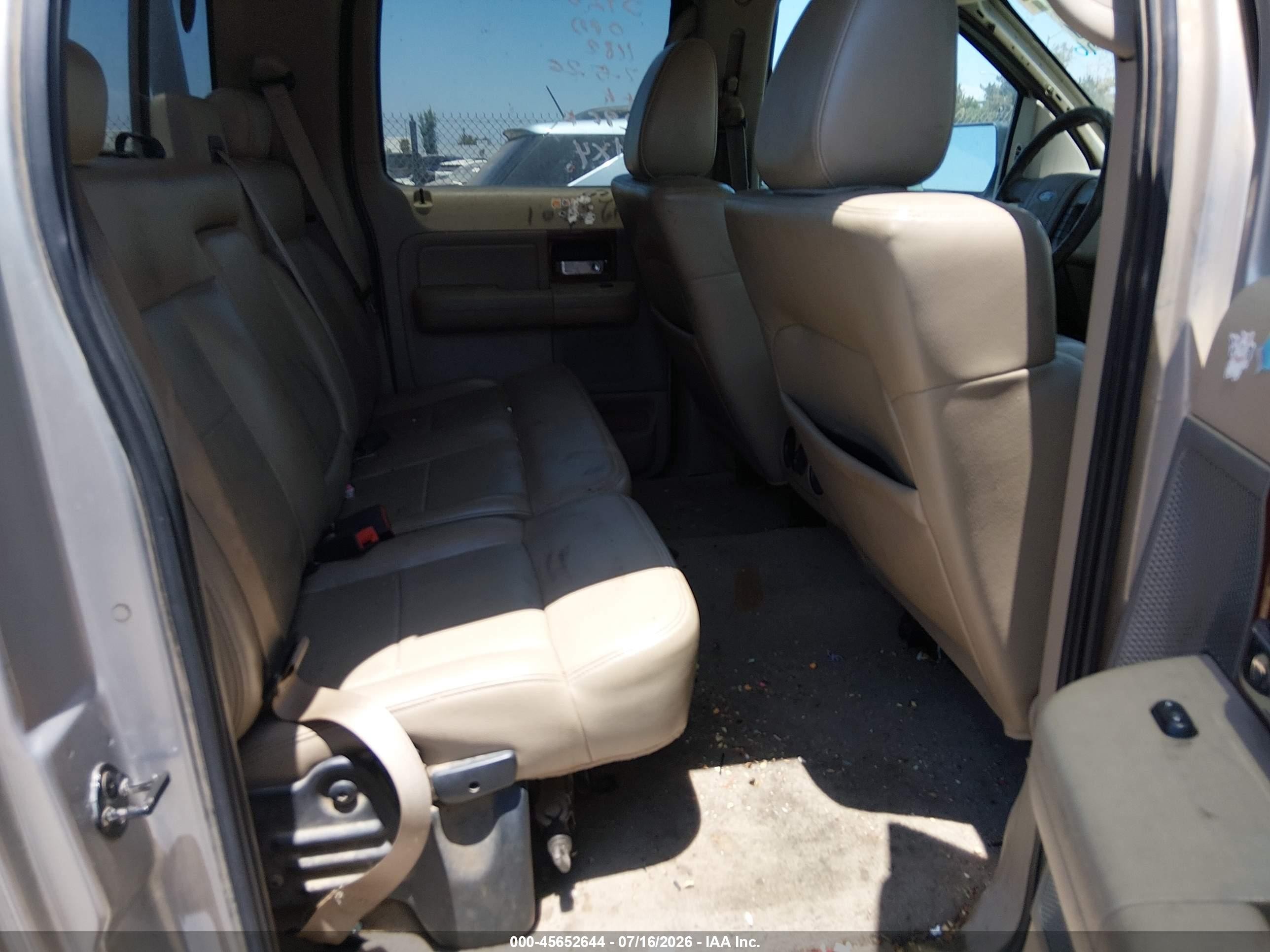 2006 Ford F-150 Fx4/lariat/xlt Champagne vin: 1FTPW145X6FA88280