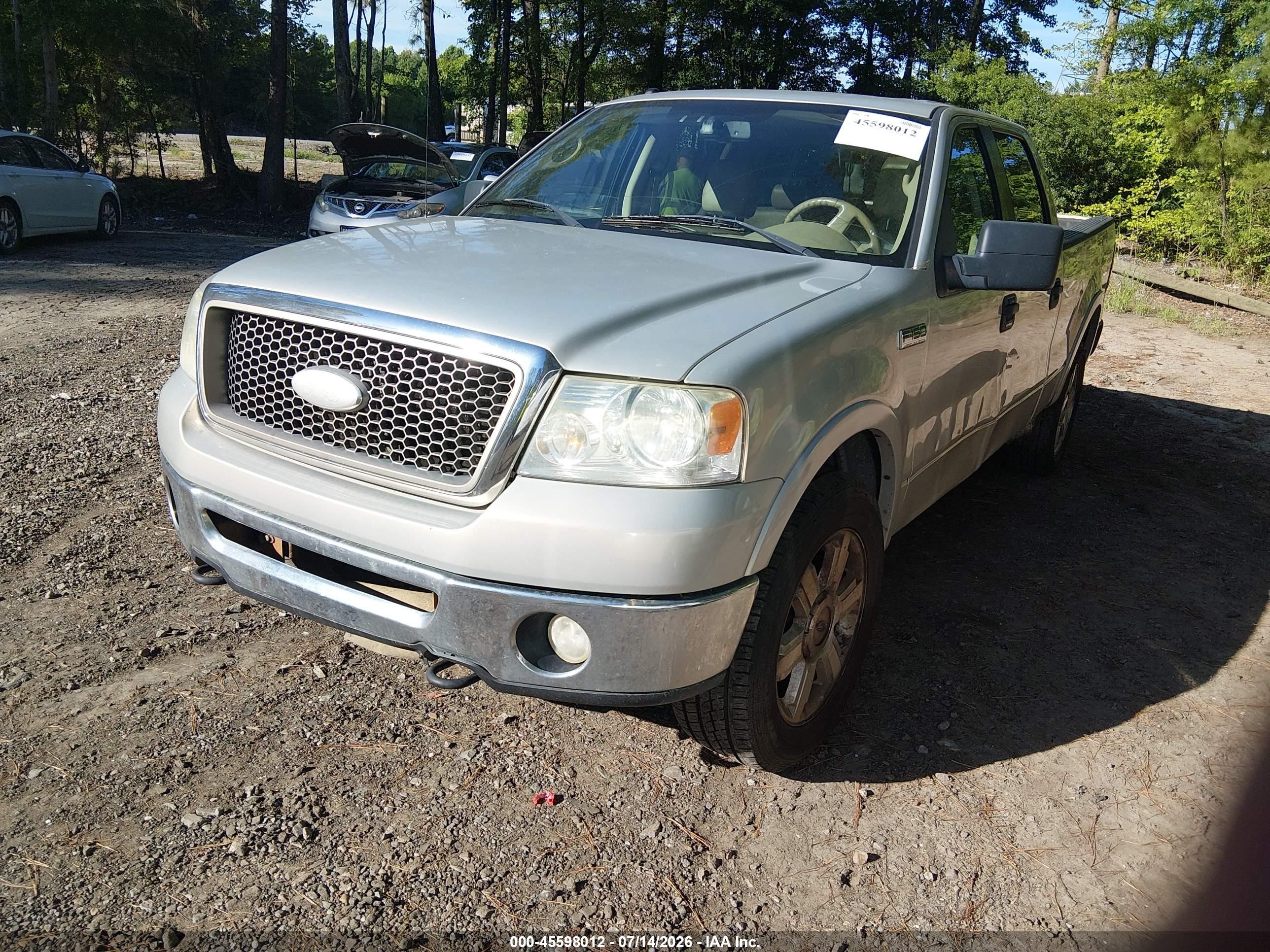 2006 Ford F-150 Fx4/lariat/xlt Tan vin: 1FTPW145X6FA94936