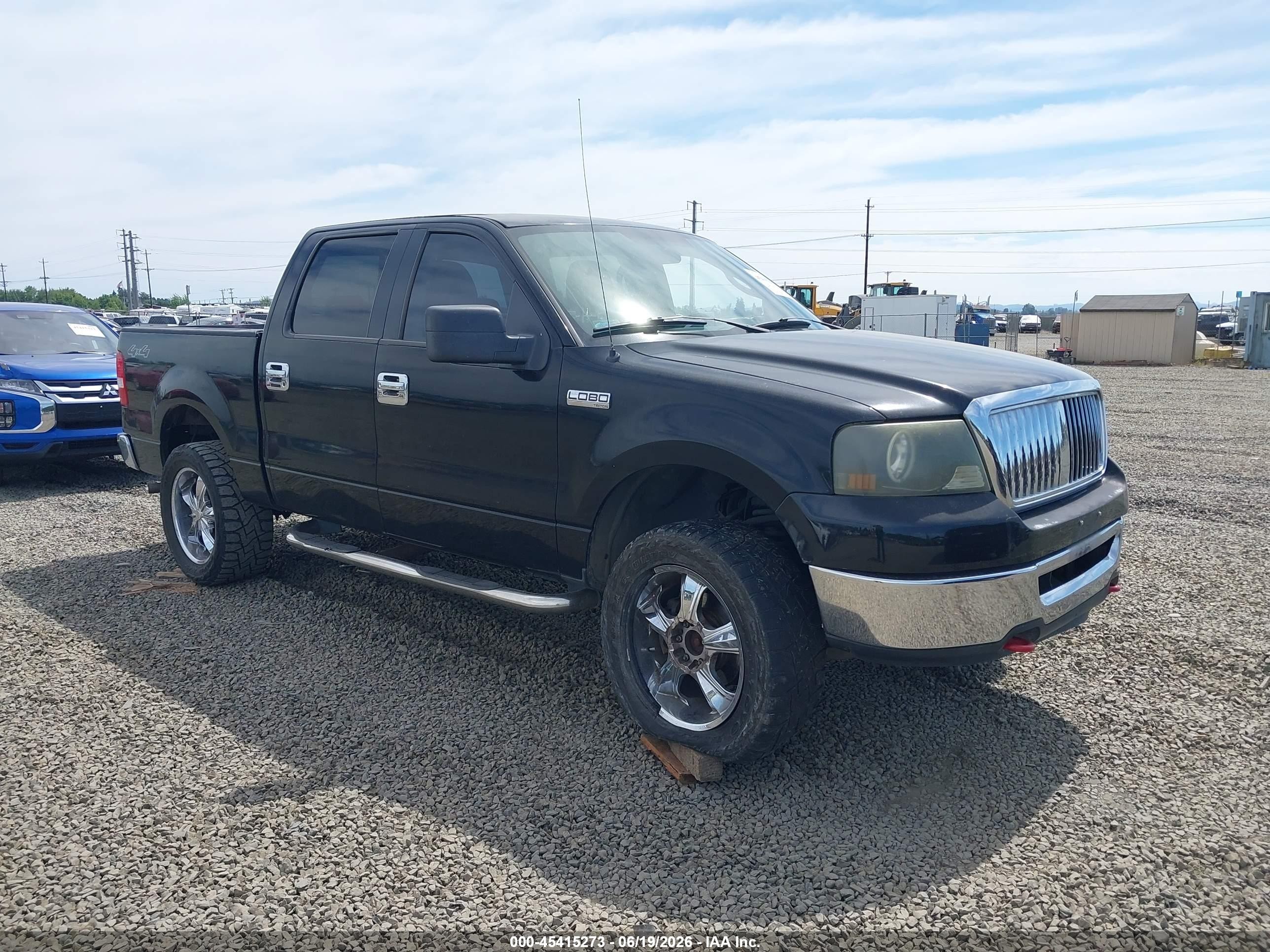 2006 Ford F-150 Fx4/lariat/xlt Black vin: 1FTPW145X6FB47845