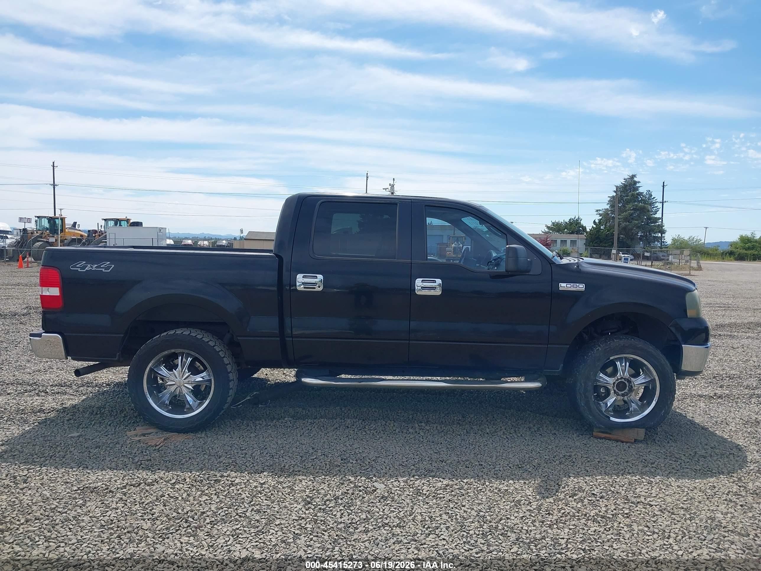 2006 Ford F-150 Fx4/lariat/xlt Black vin: 1FTPW145X6FB47845