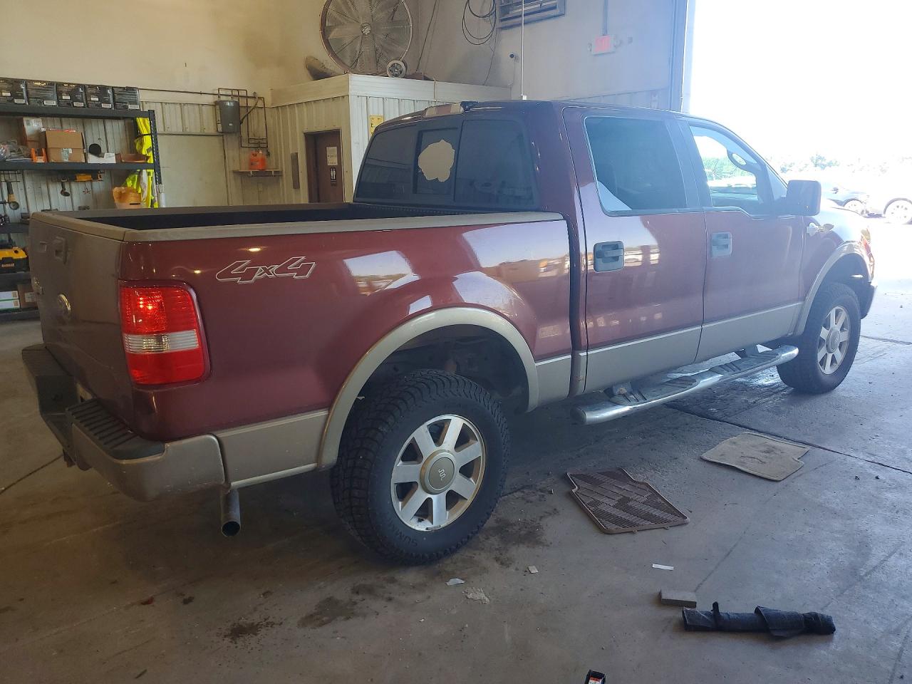 2006 Ford F150 Supercrew Burgundy vin: 1FTPW145X6KA80784
