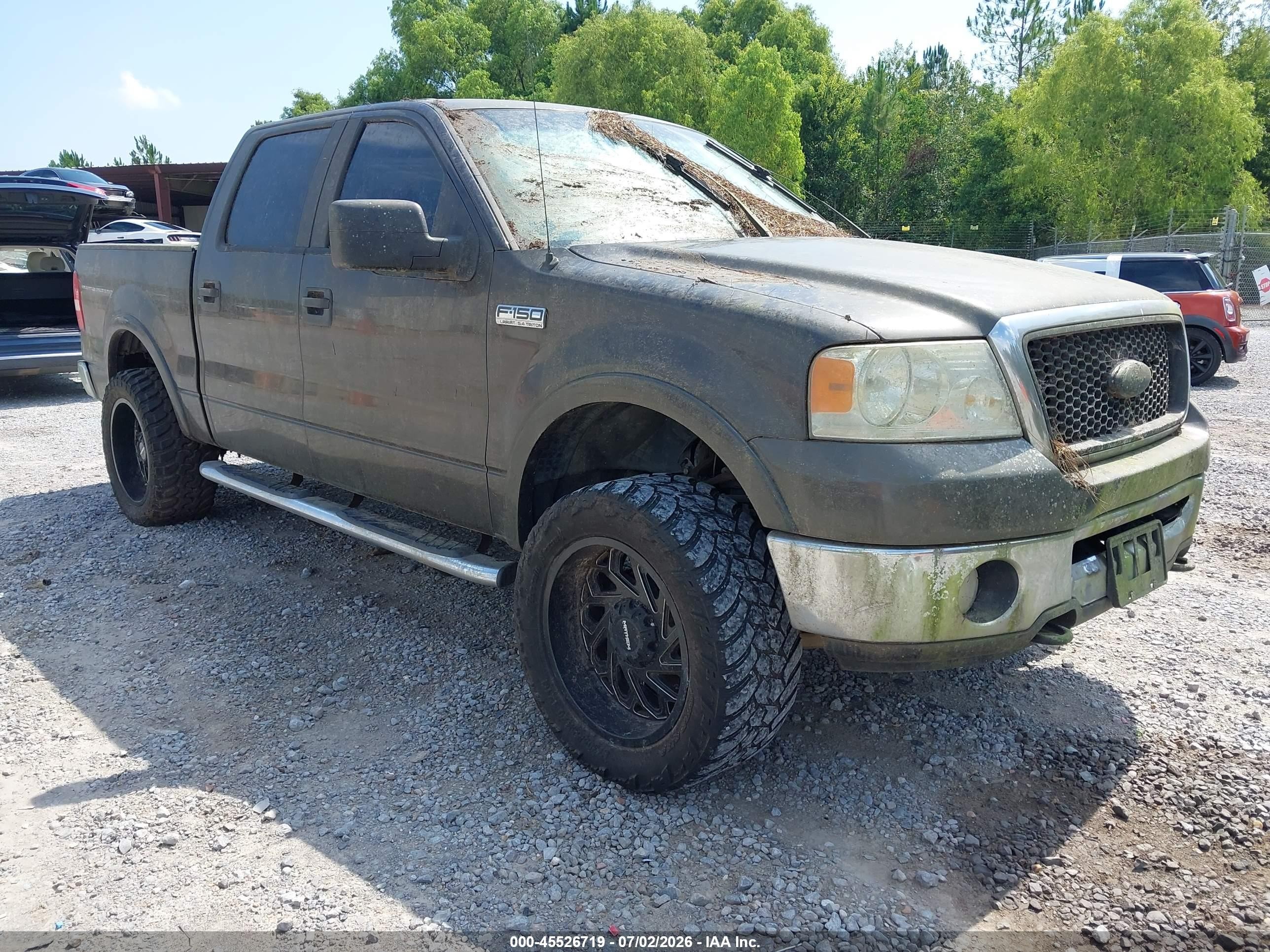 2006 Ford F-150 Fx4/lariat/xlt Gray vin: 1FTPW145X6KB82442