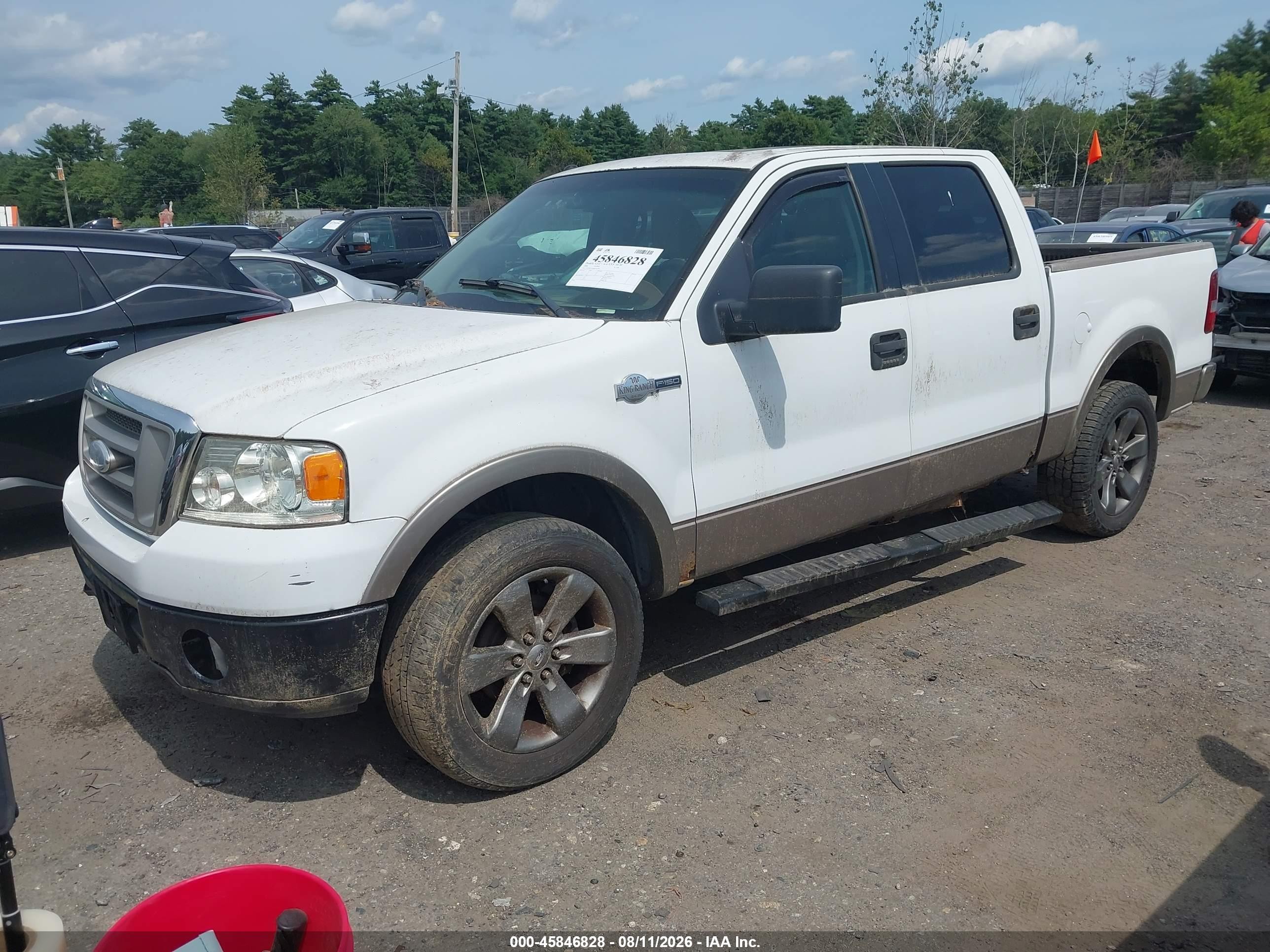 2006 Ford F-150 Fx4/lariat/xlt Белый vin: 1FTPW145X6KC02592