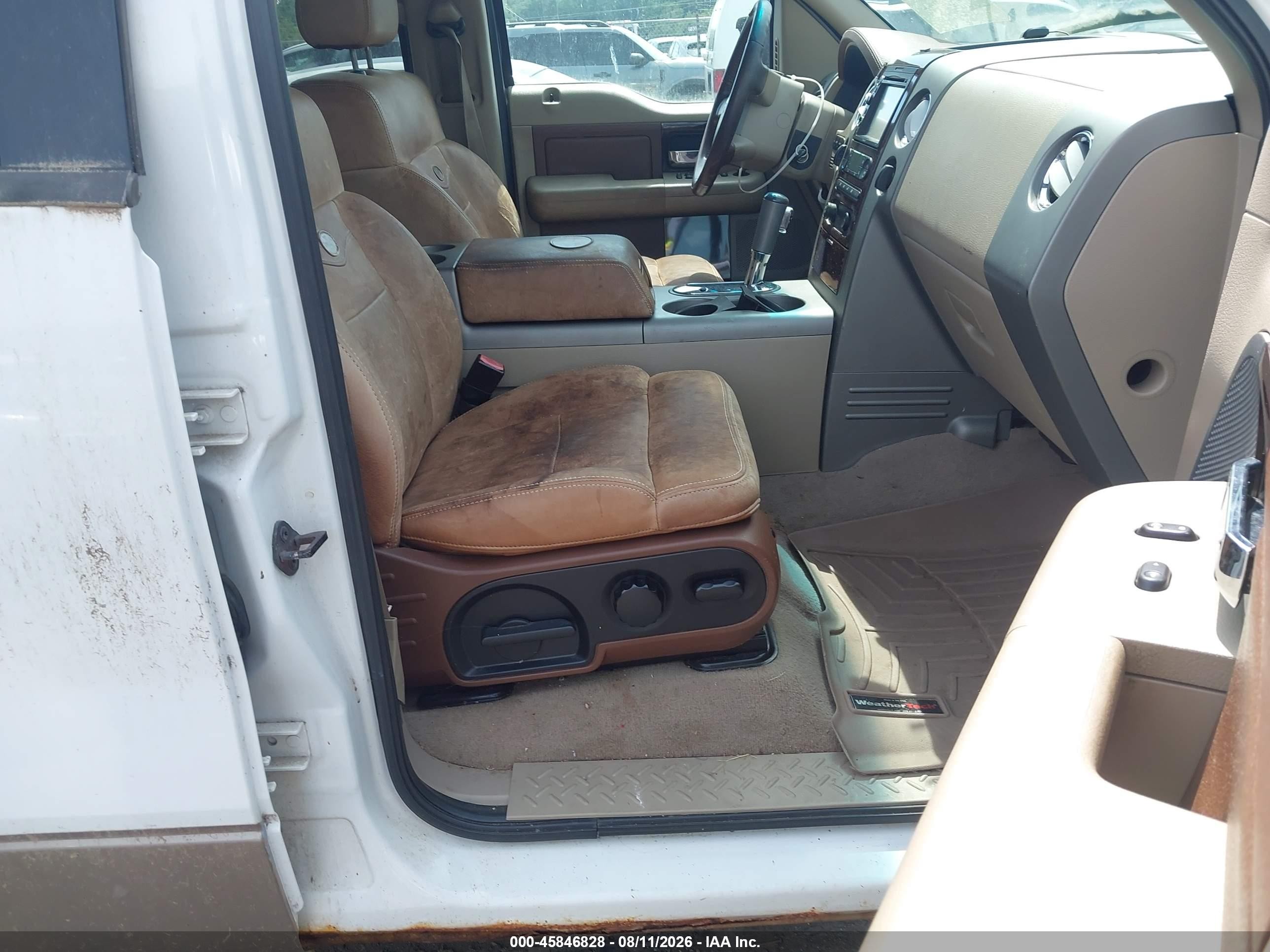 2006 Ford F-150 Fx4/lariat/xlt Белый vin: 1FTPW145X6KC02592