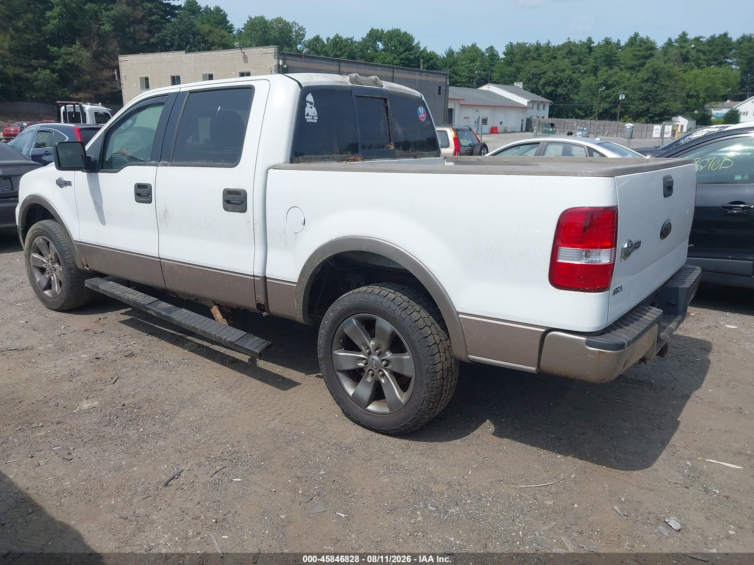 2006 Ford F-150 Fx4/lariat/xlt Белый vin: 1FTPW145X6KC02592