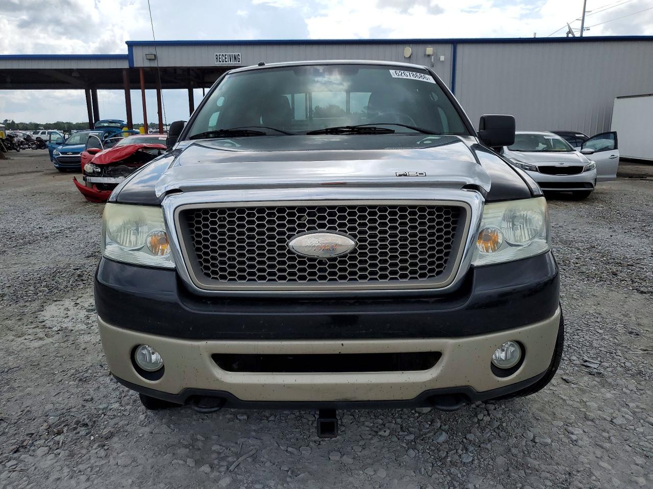 2007 Ford F150 Supercrew Black vin: 1FTPW145X7FA92847