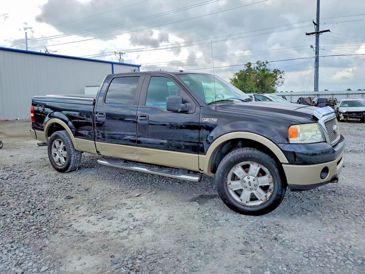 2007 Ford F150 Supercrew Black vin: 1FTPW145X7FA92847