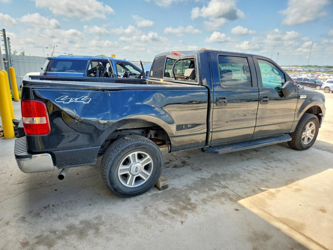 2007 Ford F150 Supercrew Black vin: 1FTPW145X7FA93383