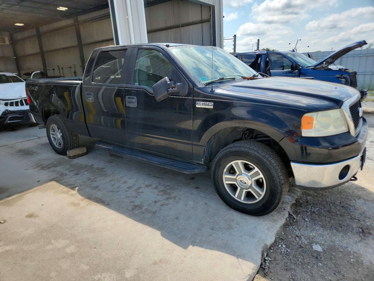 2007 Ford F150 Supercrew Black vin: 1FTPW145X7FA93383