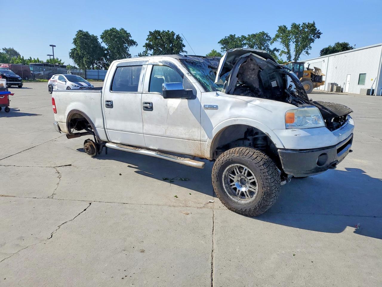 2007 Ford F150 Supercrew White vin: 1FTPW145X7KC78914