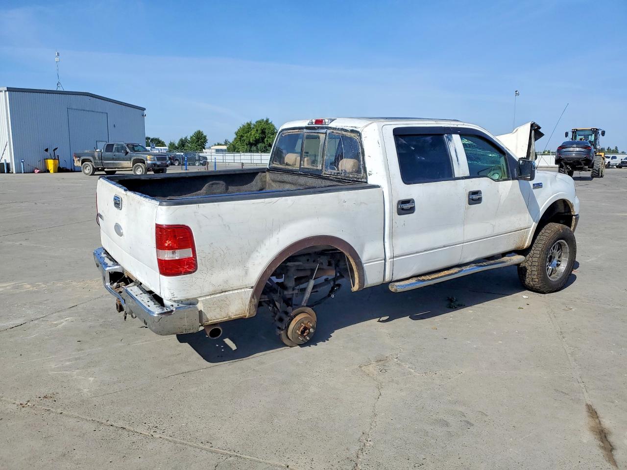 2007 Ford F150 Supercrew White vin: 1FTPW145X7KC78914