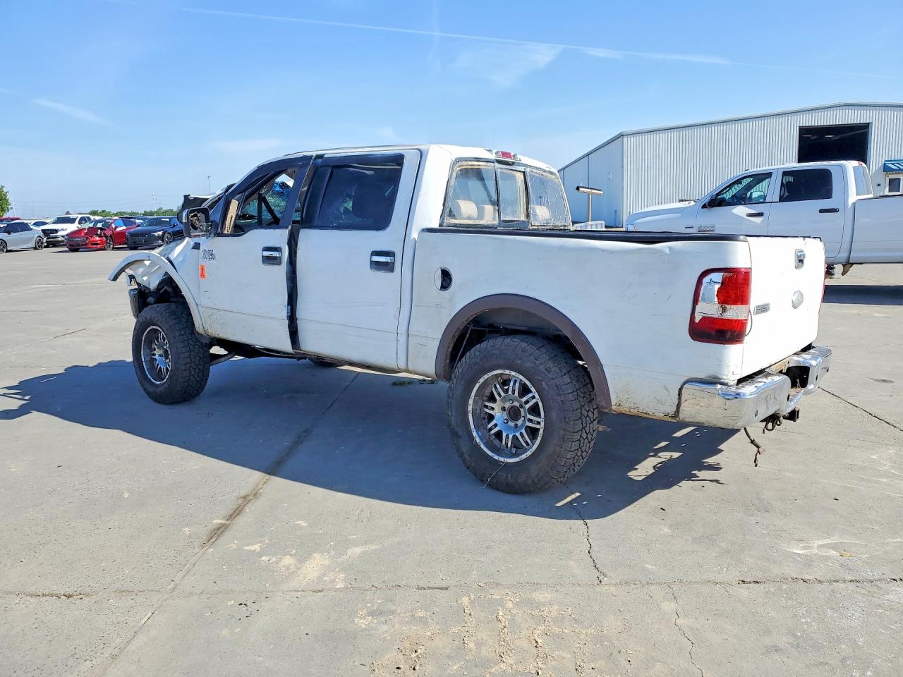 2007 Ford F150 Supercrew White vin: 1FTPW145X7KC78914