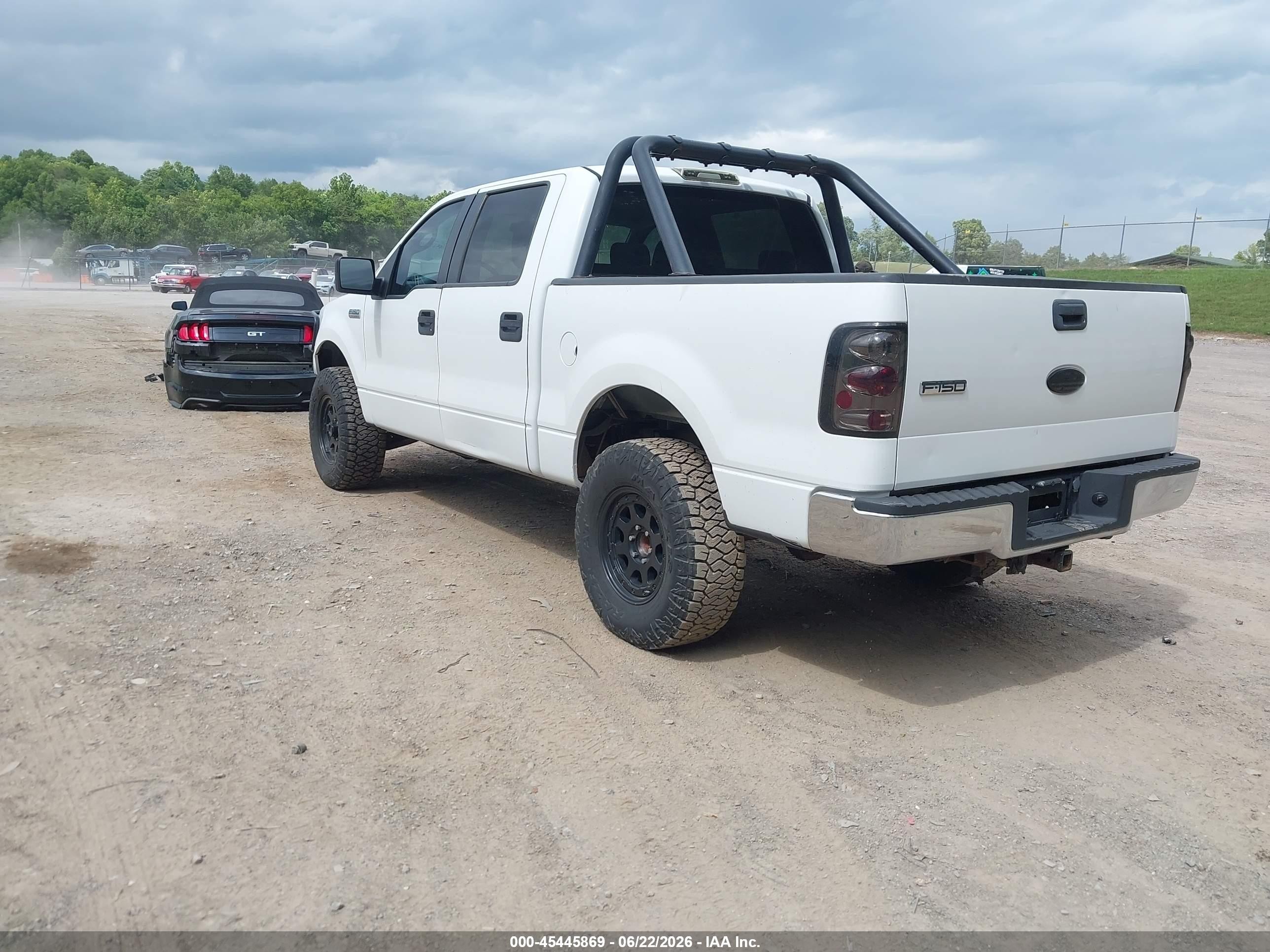 2007 Ford F150 Supercrew Белый vin: 1FTPW145X7KD52414