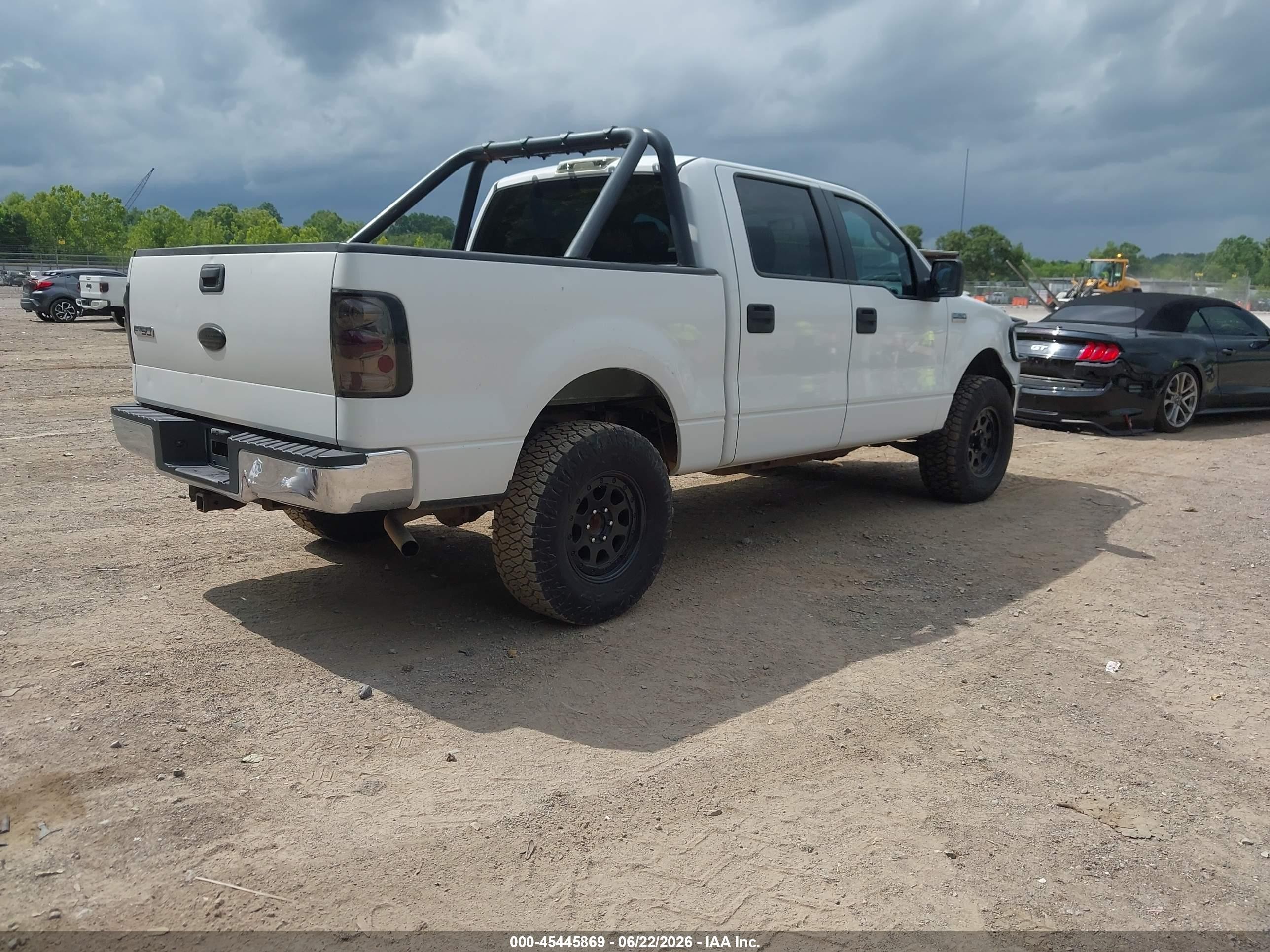 2007 Ford F150 Supercrew Белый vin: 1FTPW145X7KD52414