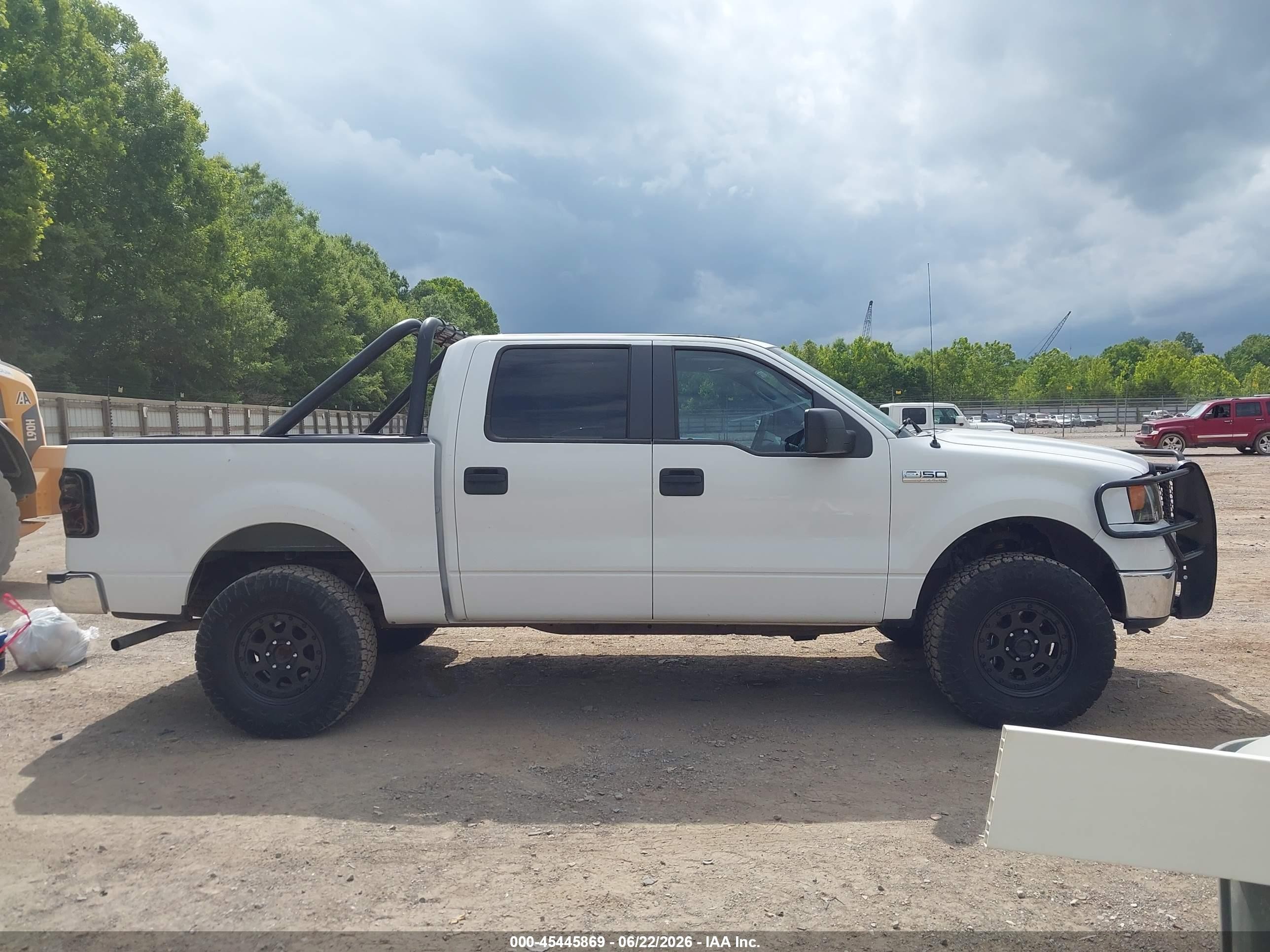 2007 Ford F150 Supercrew Белый vin: 1FTPW145X7KD52414